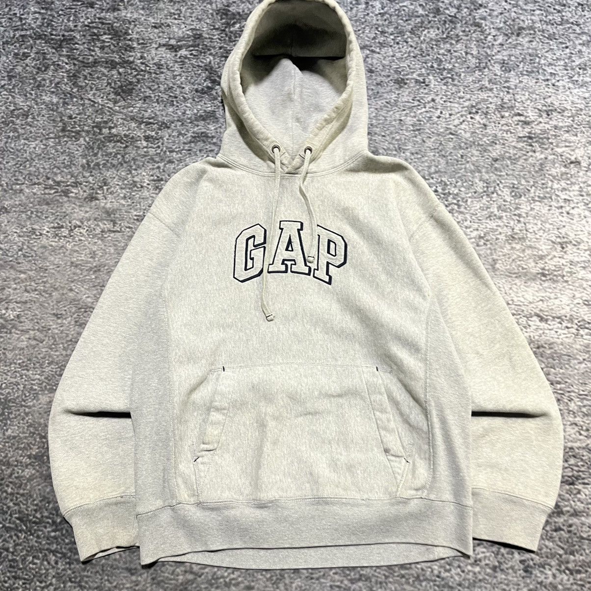 Gap Vintage Gap Logo Spell Out Gray Y2K 2000s Hoodie Sweatshirt Size US S / EU 44-46 / 1 - 3 Thumbnail