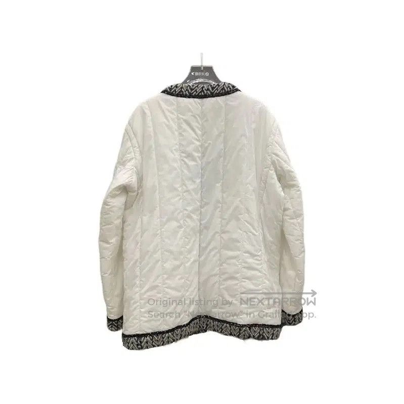 Chanel Chanel White Cotton Blend Jacket for Women . Size S / US 4 / IT 40 - 2 Thumbnail