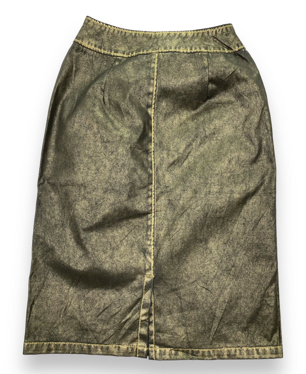 image of Kmrii Mixt Glitter Skirt in Gray Gold, Women's (Size 22)