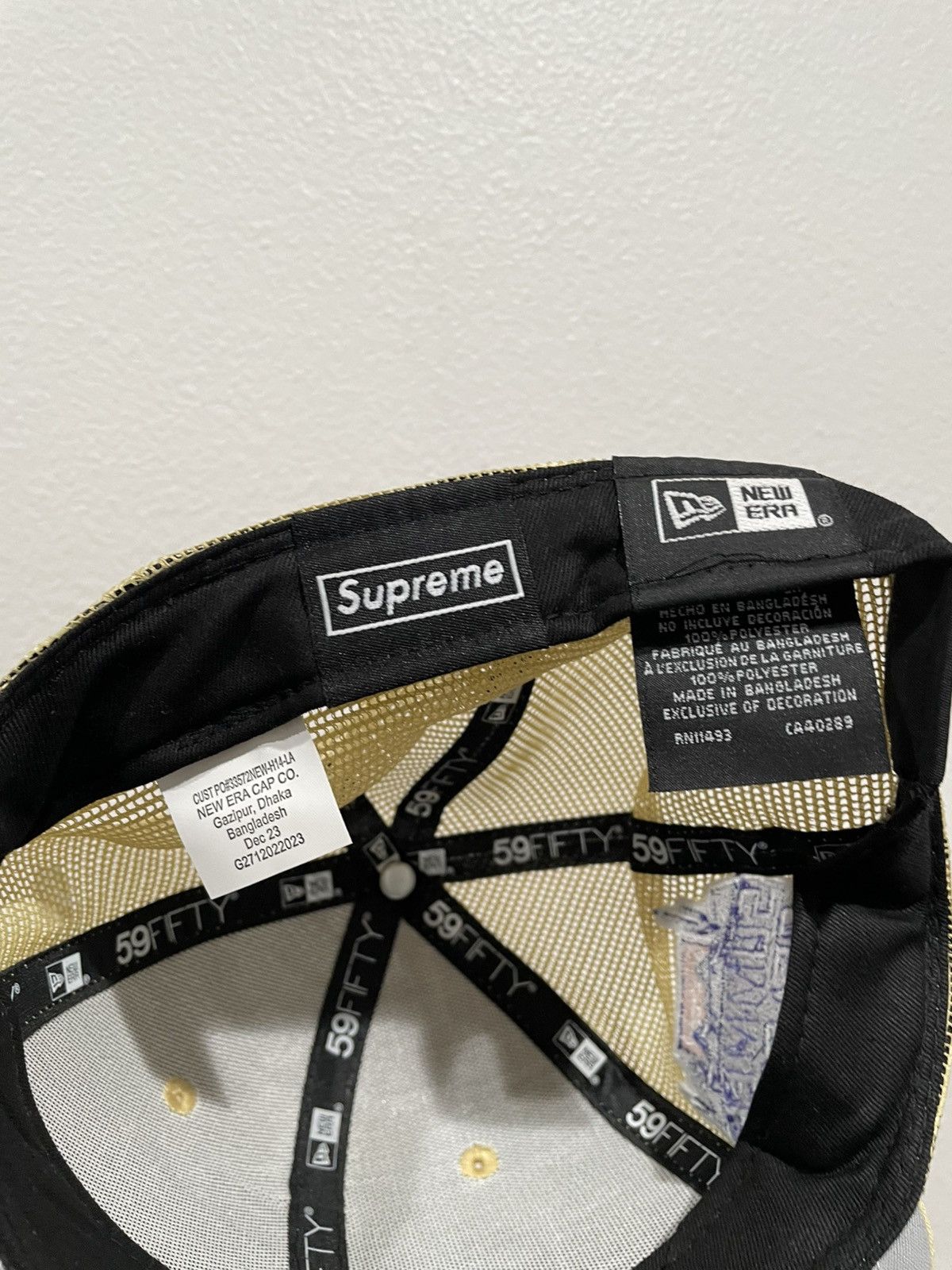 Supreme Supreme Box Logo Mesh Back New Era Cap Size ONE SIZE - 5 Thumbnail