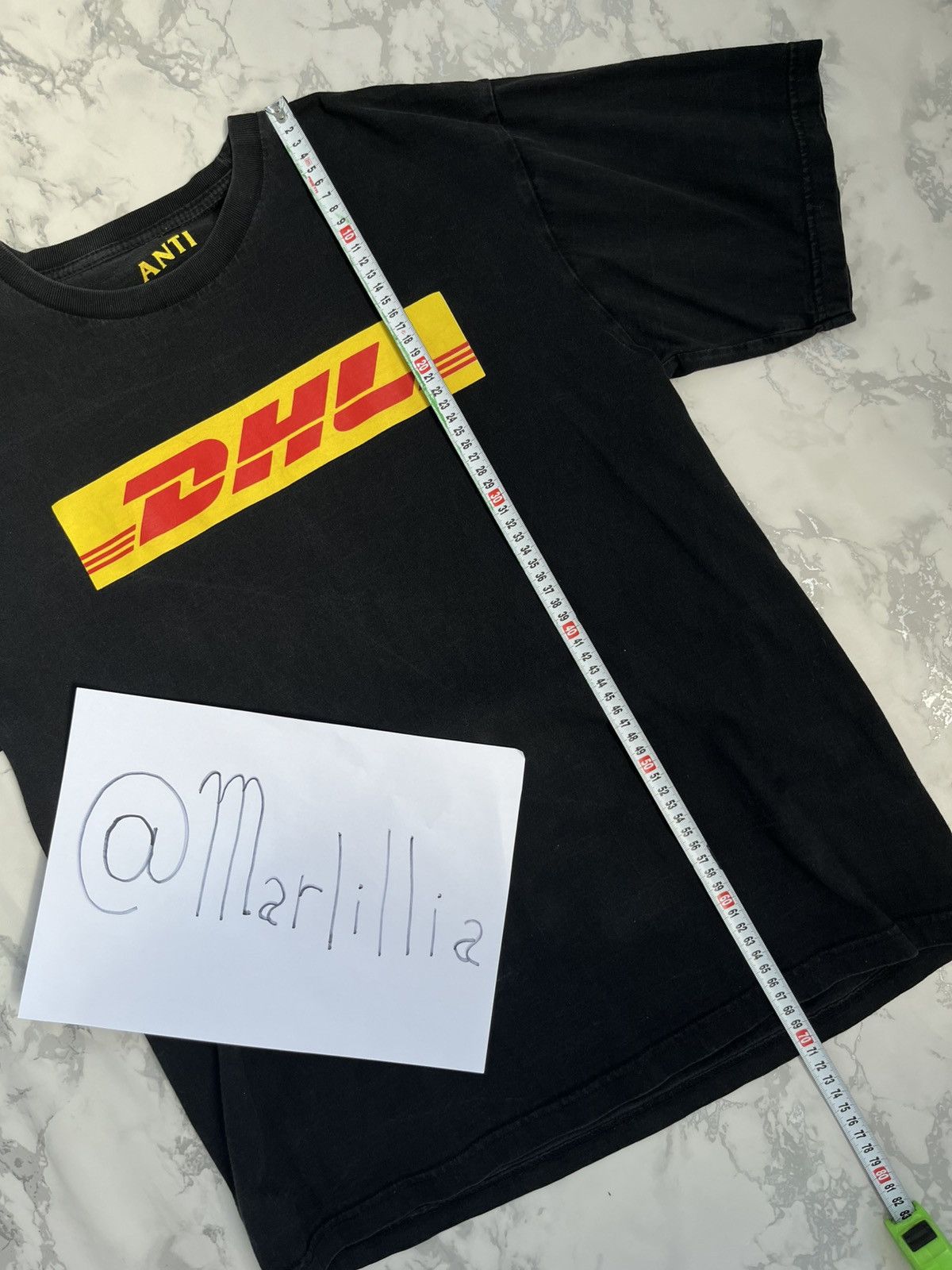 Anti Social Social Club × DHL DHL x Assc T-Shirt Size US L / EU 52-54 / 3 - 6 Thumbnail