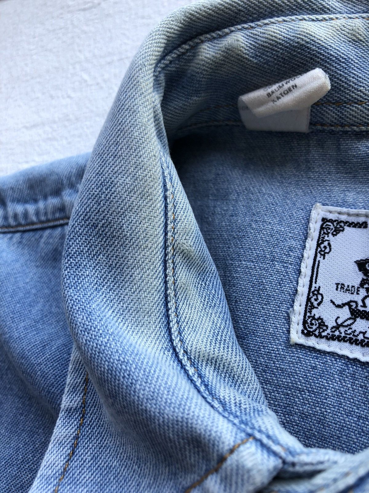 Levi's Very Rare Vintage Levi’s Orange Tab Jeans Shirt Streetwear Size US L / EU 52-54 / 3 - 10 Thumbnail