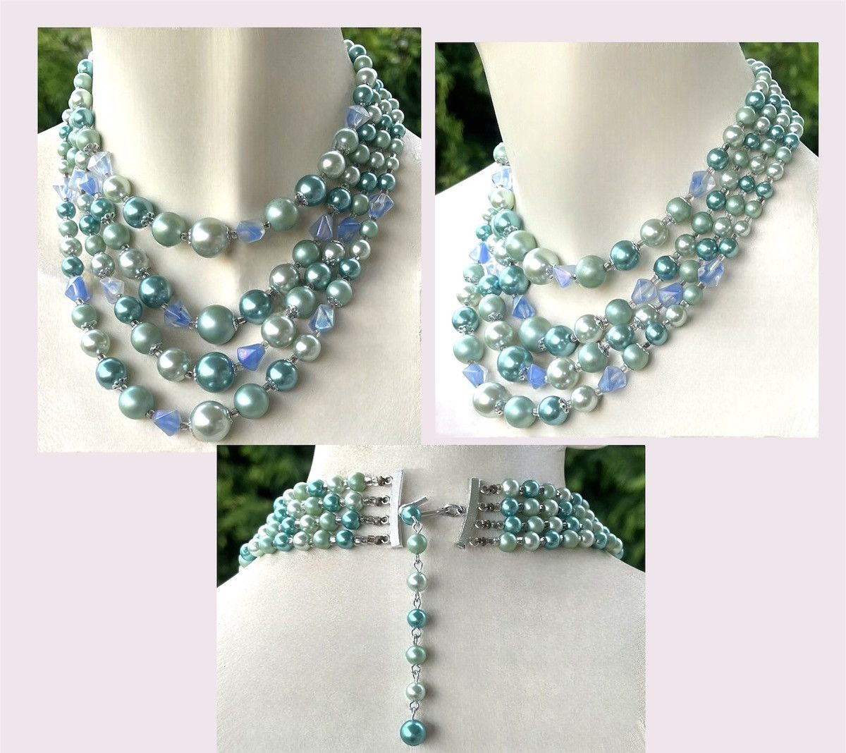 Vintage Vintage Necklaces Multi Colour Beaded Nested Jewelry Size ONE SIZE - 5 Thumbnail