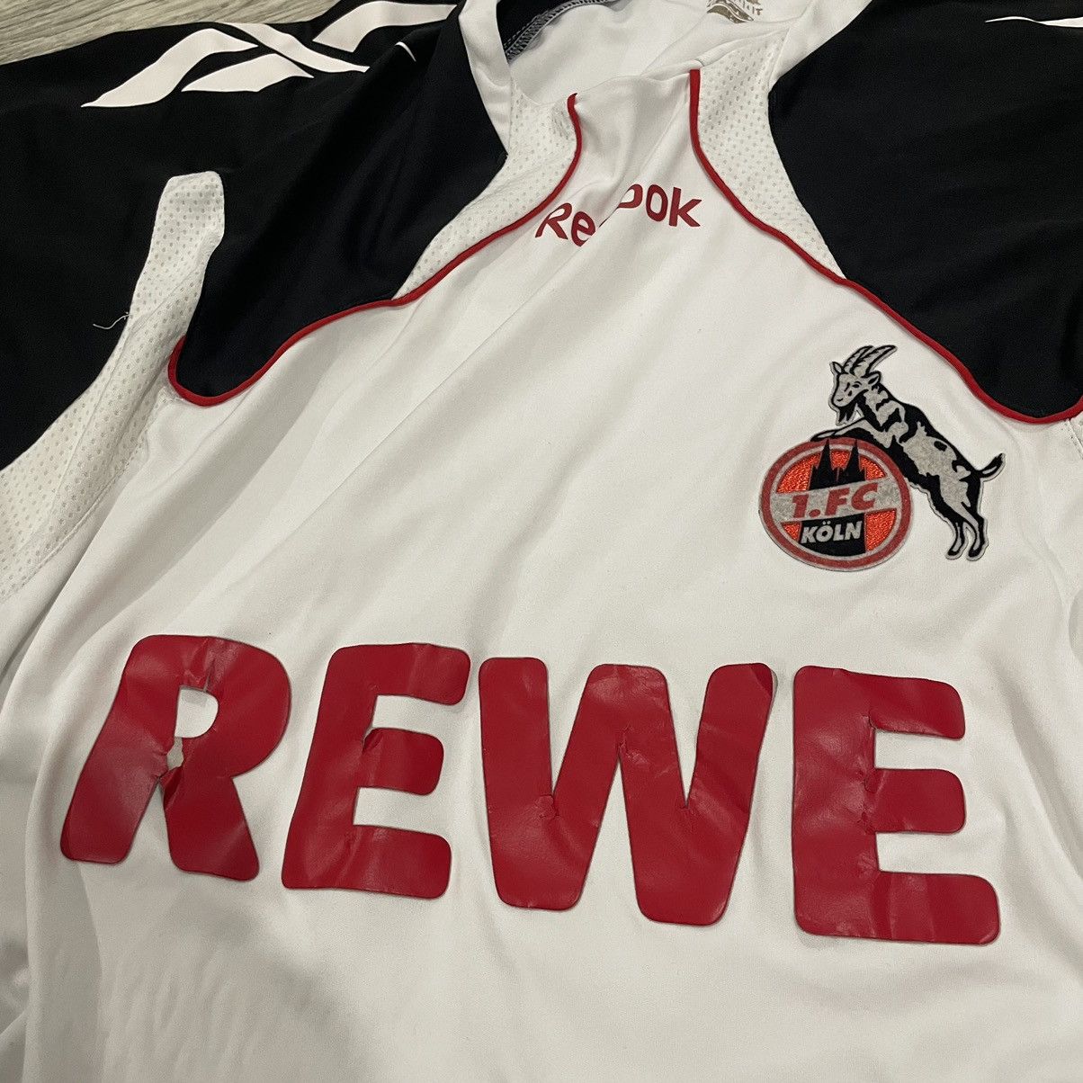 Pro Player Match worn Jersey Fc Koln Cologne Horn reebok REWE TEE SHIRT Size US L / EU 52-54 / 3 - 2 Thumbnail