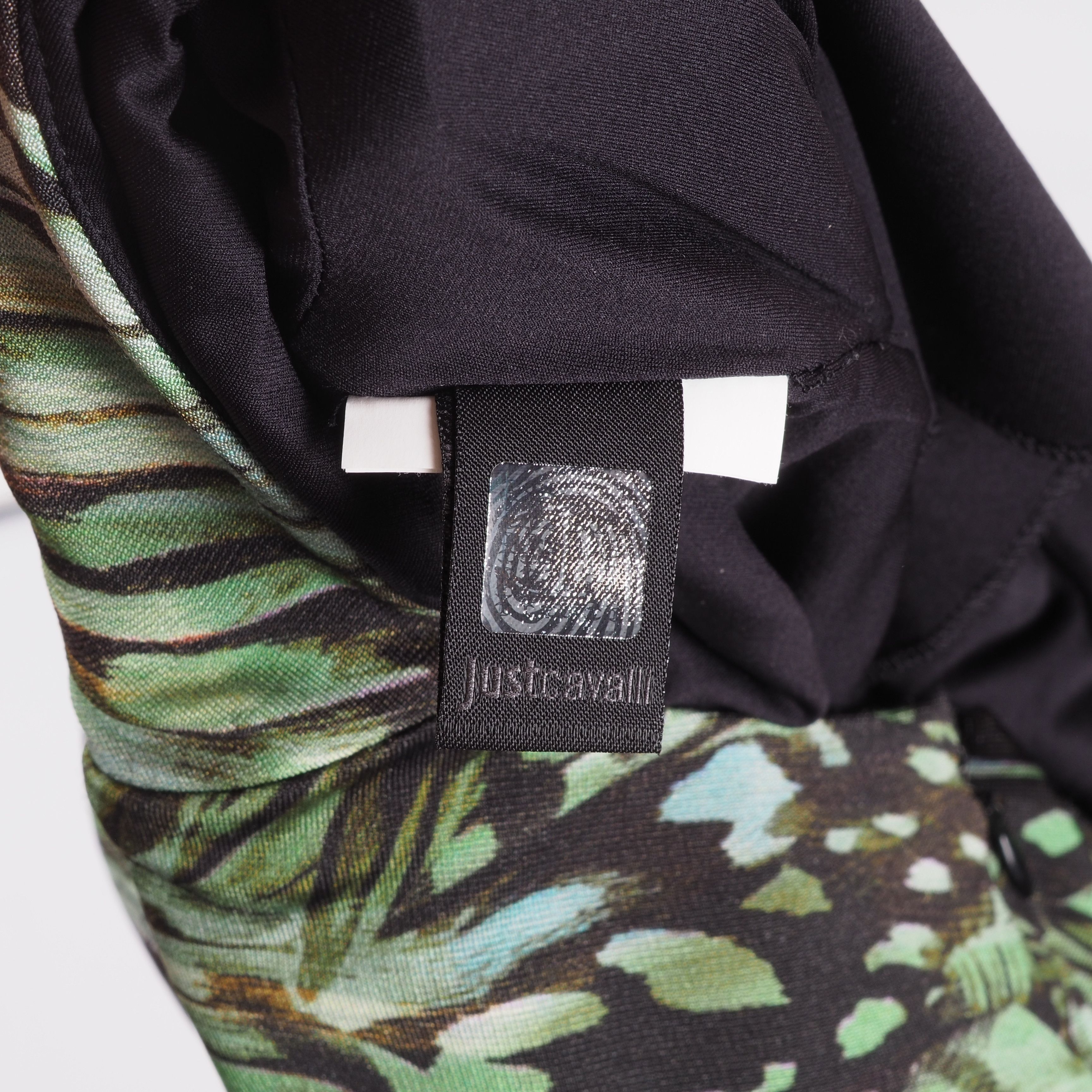 Just Cavalli × Roberto Cavalli Just Cavalli Vintage Bodycon Mini Dress Feather Print Size M / US 6-8 / IT 42-44 - 7 Thumbnail