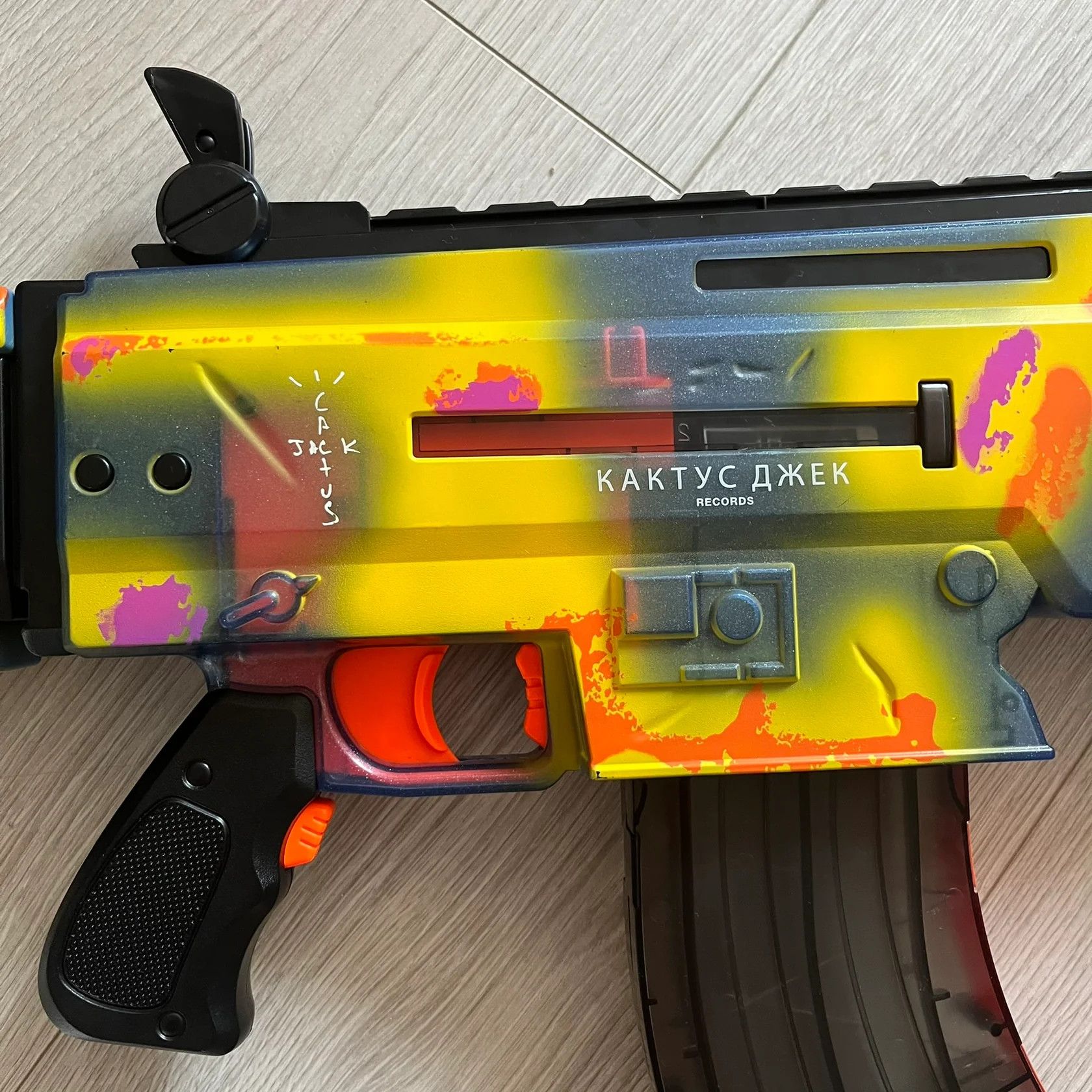 Travis Scott Travis Scott Fortnite AR-Goosebumps Nerf Elite Dart Blaster Size ONE SIZE - 4 Thumbnail