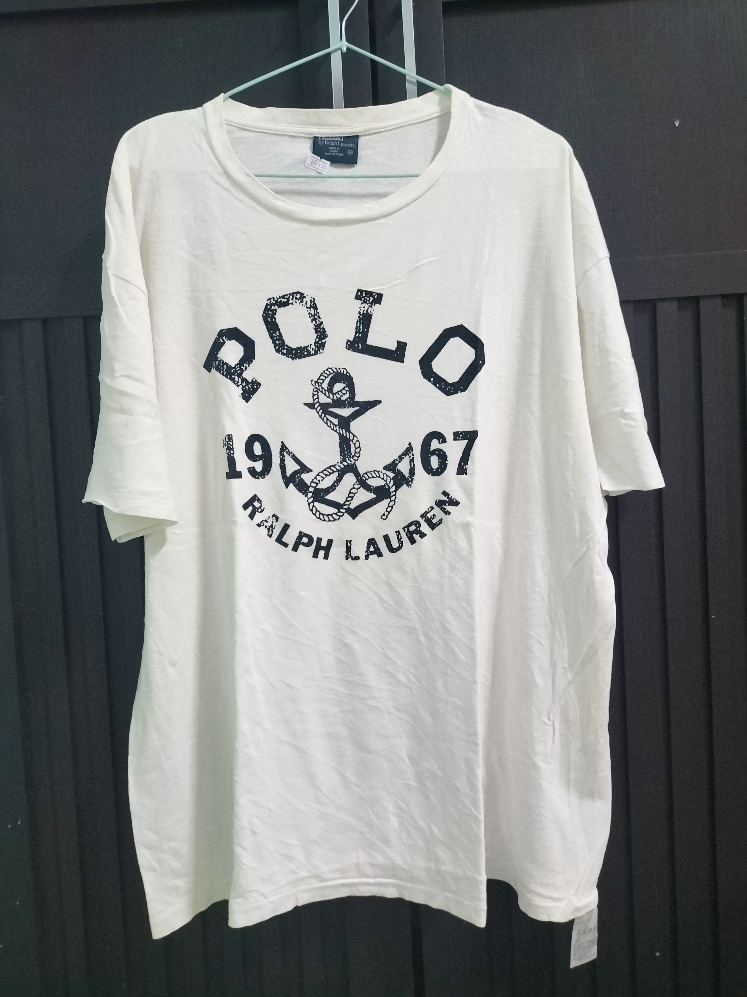 Polo Ralph Lauren Vintage Polo Ralph Lauren Navy Fashion 1967 Big Logo Size US XL / EU 56 / 4 - 1 Thumbnail