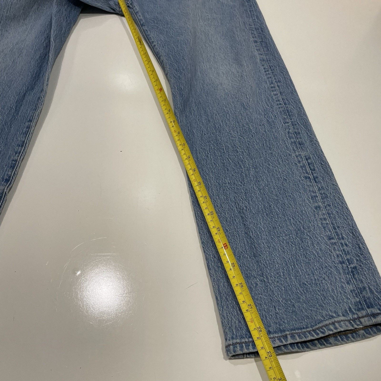 Madewell Madewell The 1991 Straight Jeans Blue Denim Size 33 30 EUC Size 33" - 3 Thumbnail