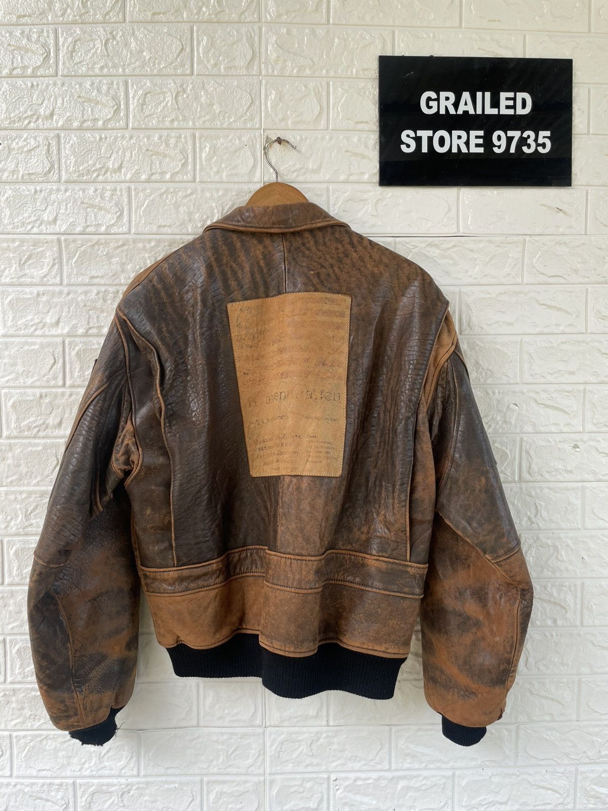 Japanese Brand × Vintage Aviation LTD A-2 Brown Flight Leather Jacket Size US XS / EU 42 / 0 - 2 Thumbnail