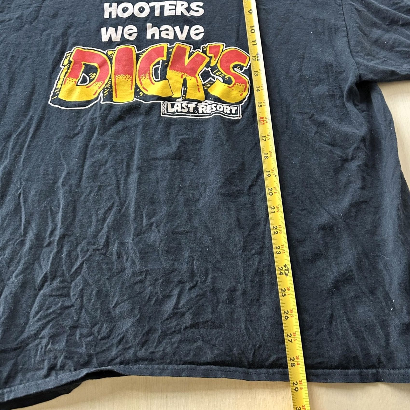 Vintage Dick's Last Resort Shirt Mens XL Black Hooters Slogan Adult Humor Tee T-Shirt Size US XL / EU 56 / 4 - 4 Thumbnail