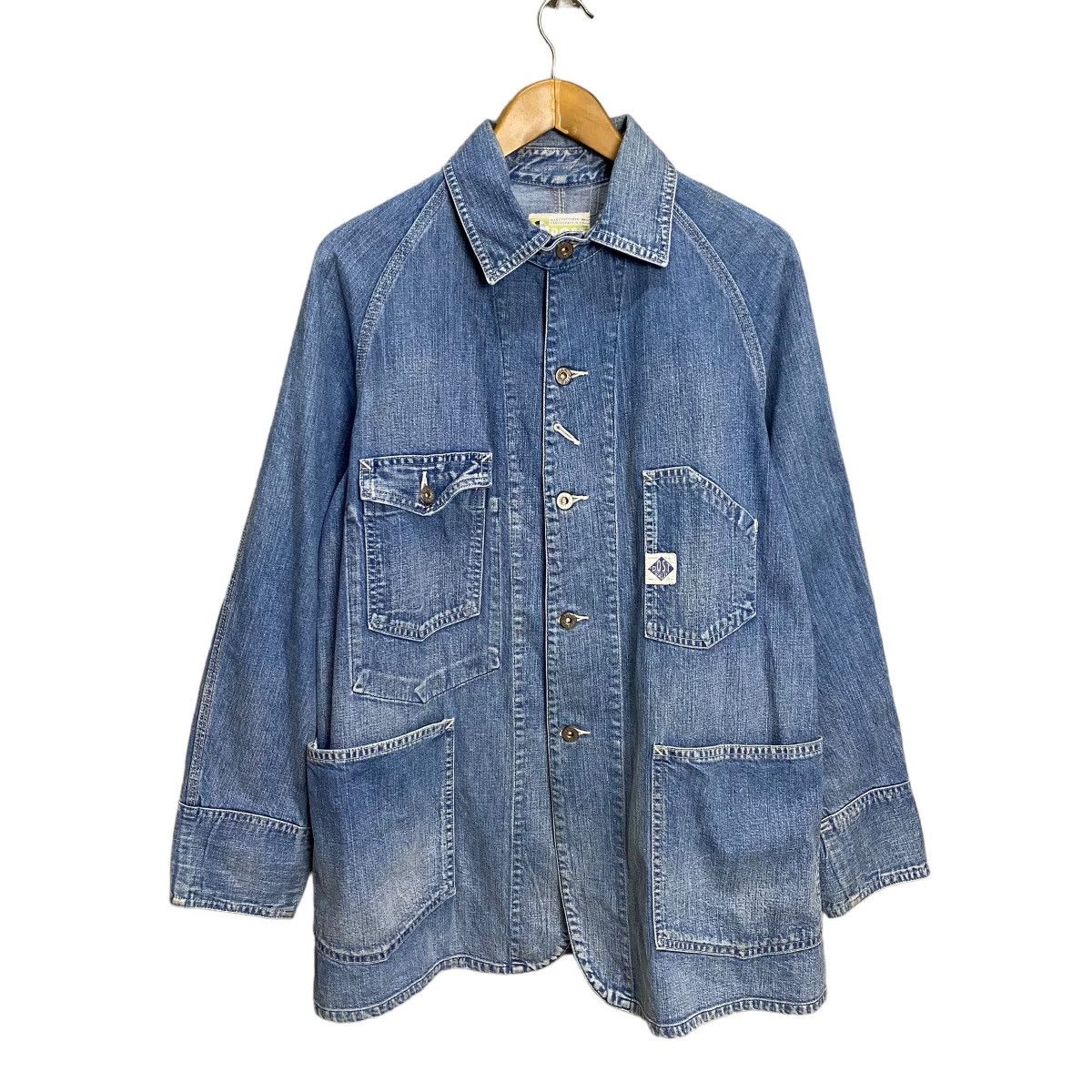 image of Post Overals Denim Chore Jacket Made In Usa in Blue, Men's (Size Medium)