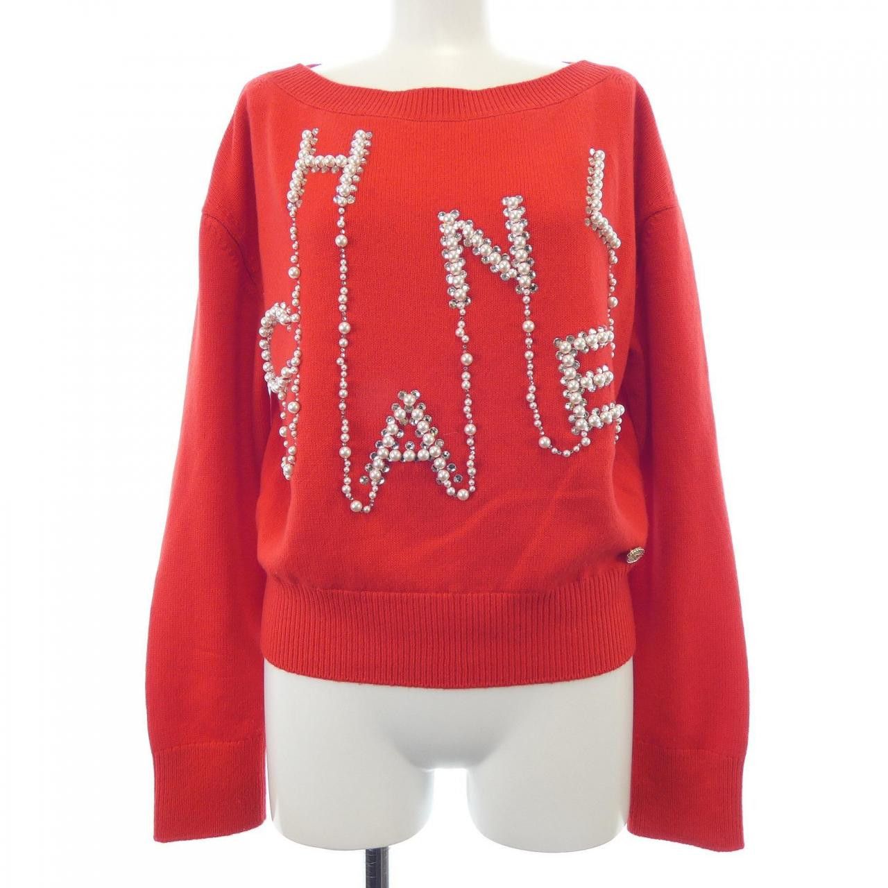 Chanel Chanel Chanel Cashmere Knit Top Textile Tops P70834K10086 DUTY FREE for USA Size ONE SIZE - 1 Thumbnail