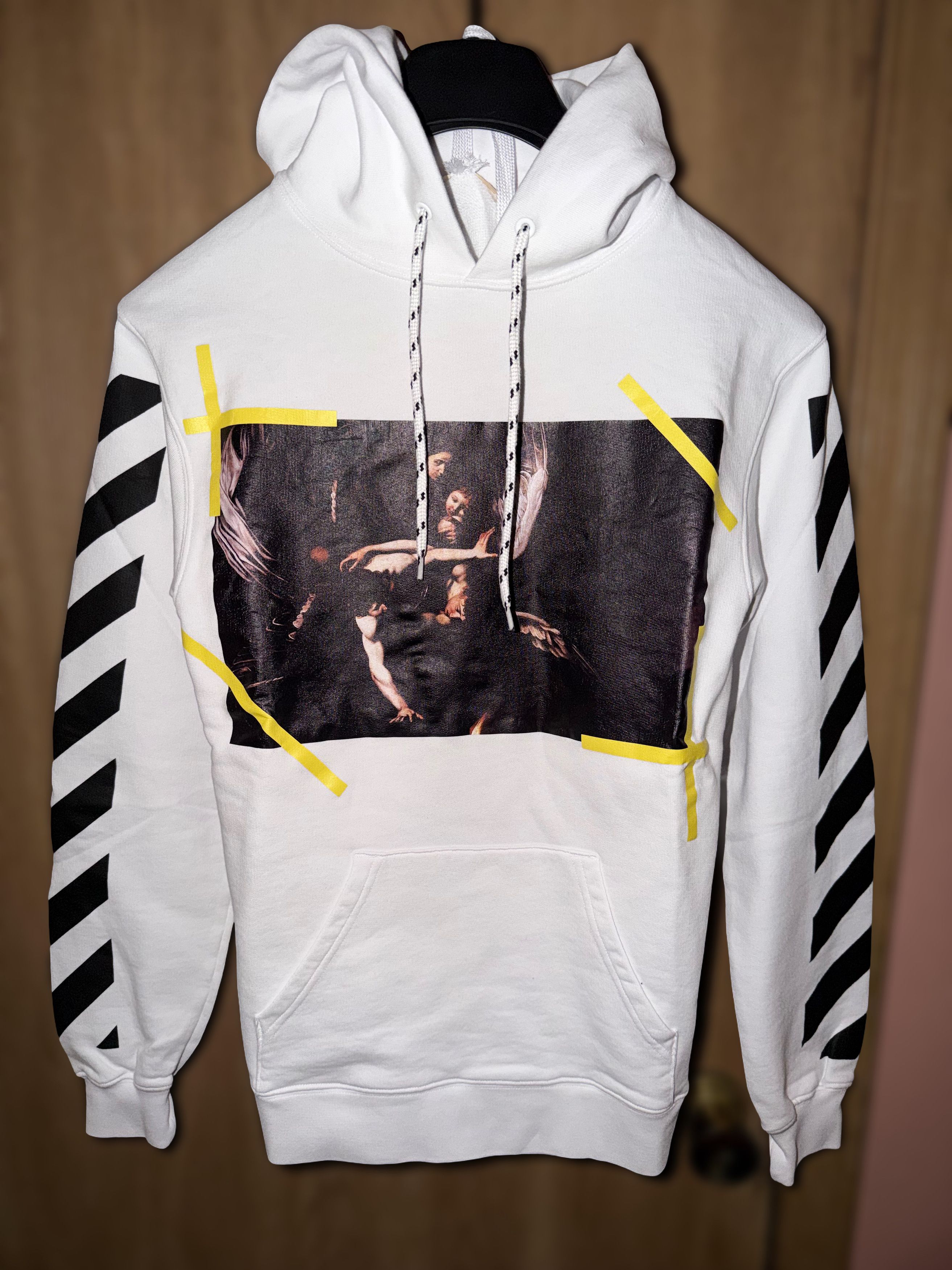 Oversized OFF-WHITE “Annunciation” Hoodie - NWT + COA (XS-S)