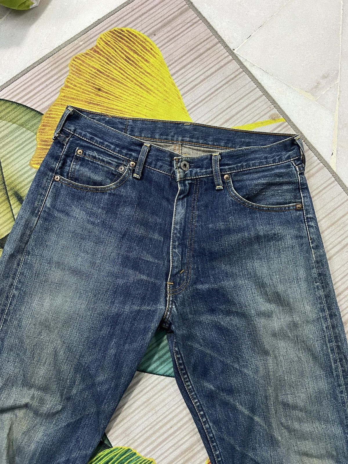 Levi's Vintage Levi’s 503 Distressed Denim Pants w32 Size US 32 / EU 48 - 3 Thumbnail