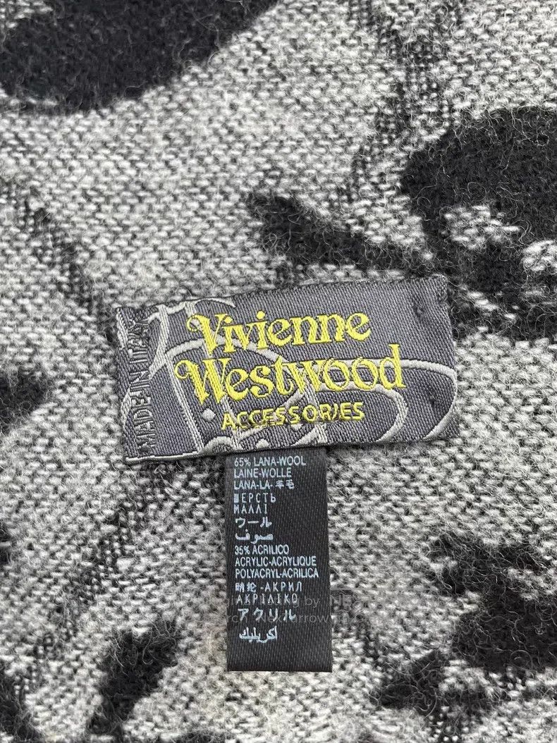 Vivienne Westwood Vivienne Westwood size 160*30 cm Wool Scarf Size ONE SIZE - 6 Thumbnail