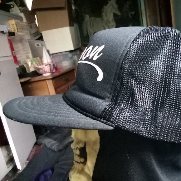 Other DS Vintage Oregon Script Spell Out Snap Trucker Hat Cap Size ONE SIZE - 2 Thumbnail