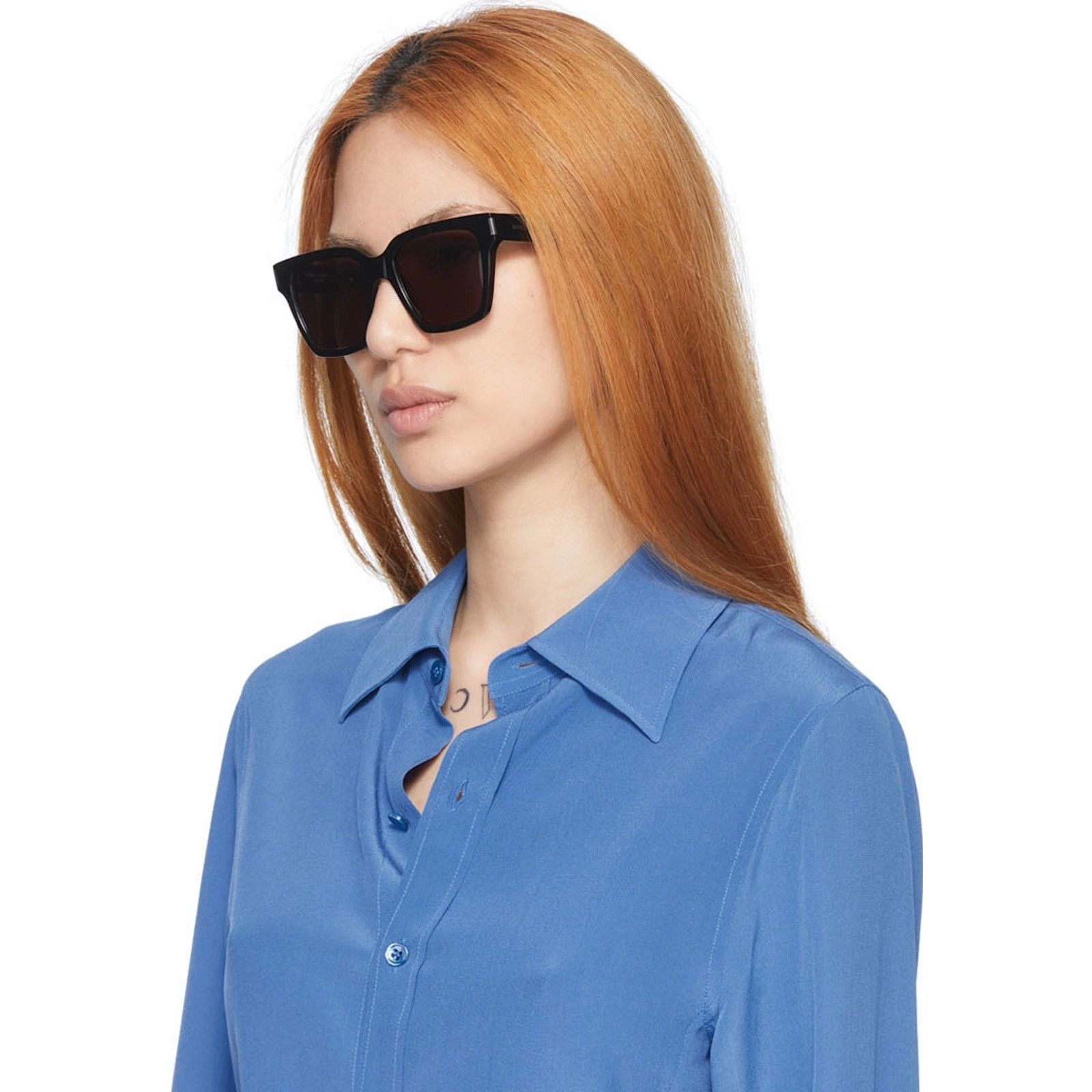 Saint Laurent Paris NEW SAINT LAURENT Sunglasses SL507 001 Black Grey Women Size ONE SIZE - 1 Thumbnail