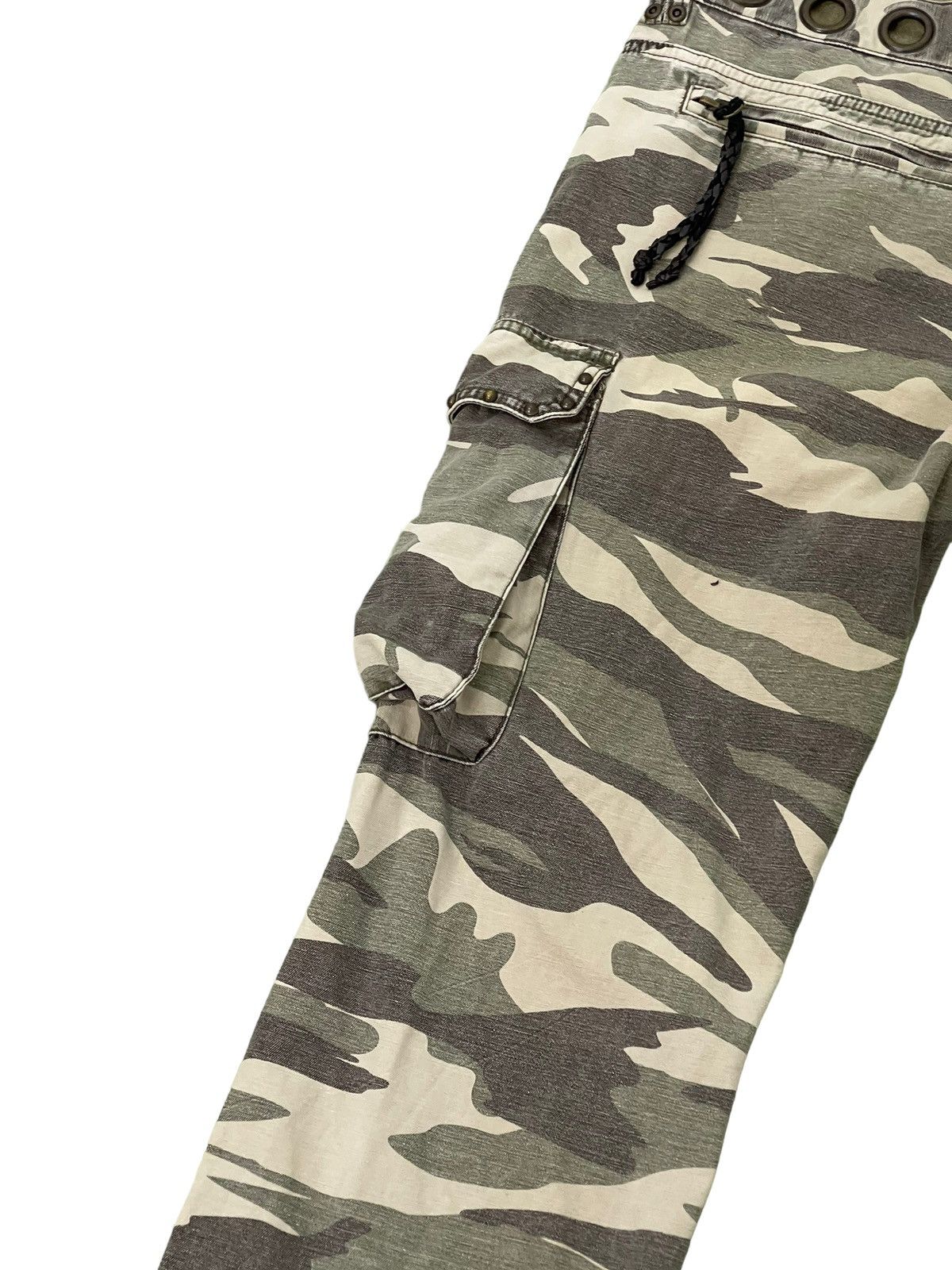Japanese Brand Double Waist Cargo In The Attic Homme Camo Regular 7🟦9 Size US 31 - 16 Thumbnail