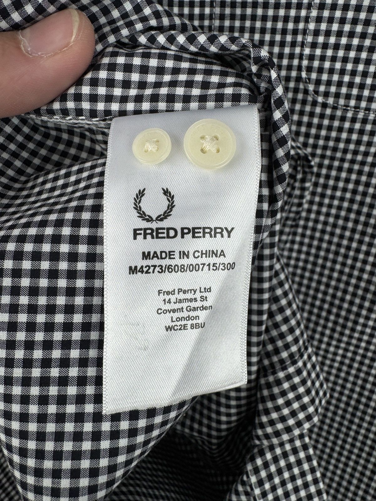 Fred Perry Men’s Fred Perry Shirt Button Up Size Small Size US S / EU 44-46 / 1 - 9 Thumbnail