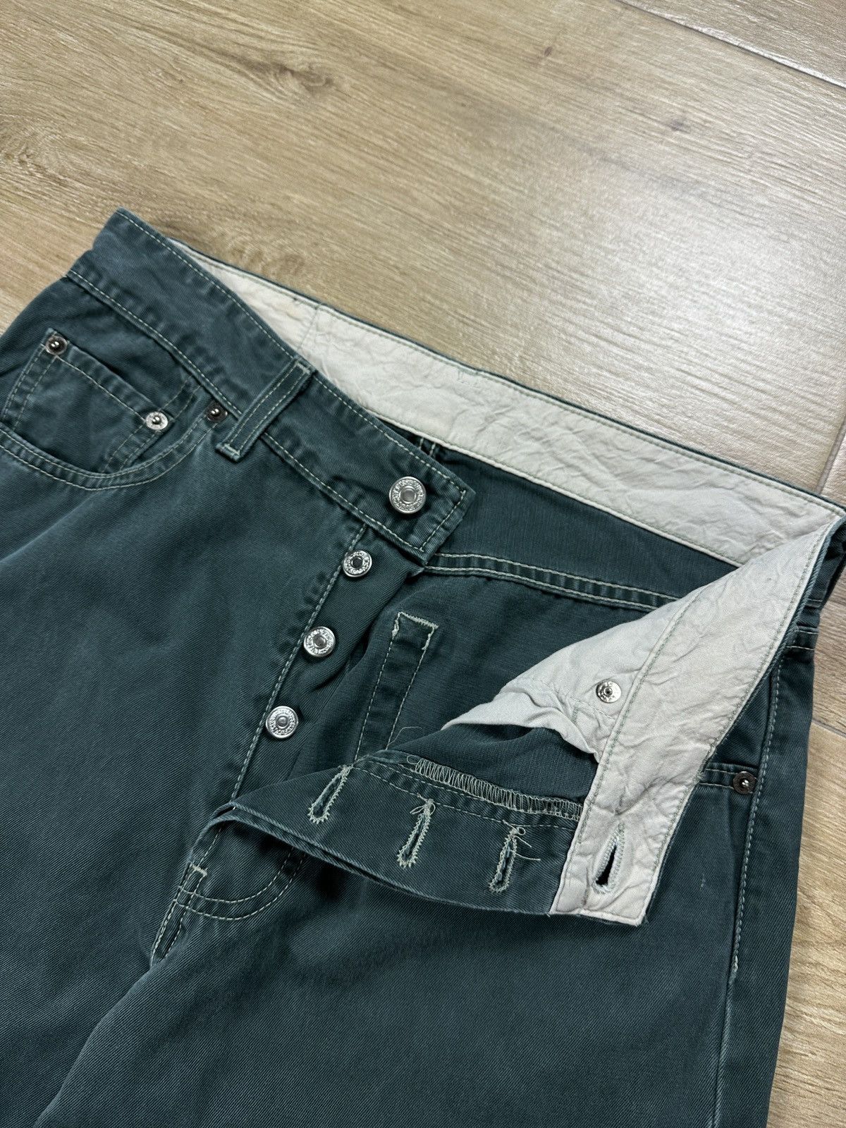 Levi's × Vintage Vintage 90s Levi's 401 Distressed Jeans Size US 32 / EU 48 - 17 Thumbnail