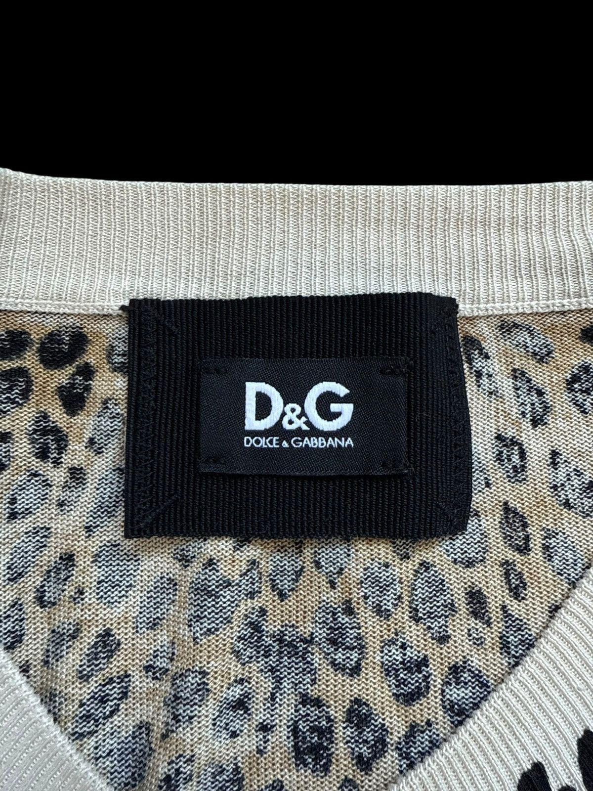 Dolce & Gabbana D&G Dolce & Gabbana Leopard Print Silk Cardigan Vintage y2k Size M / US 6-8 / IT 42-44 - 6 Thumbnail