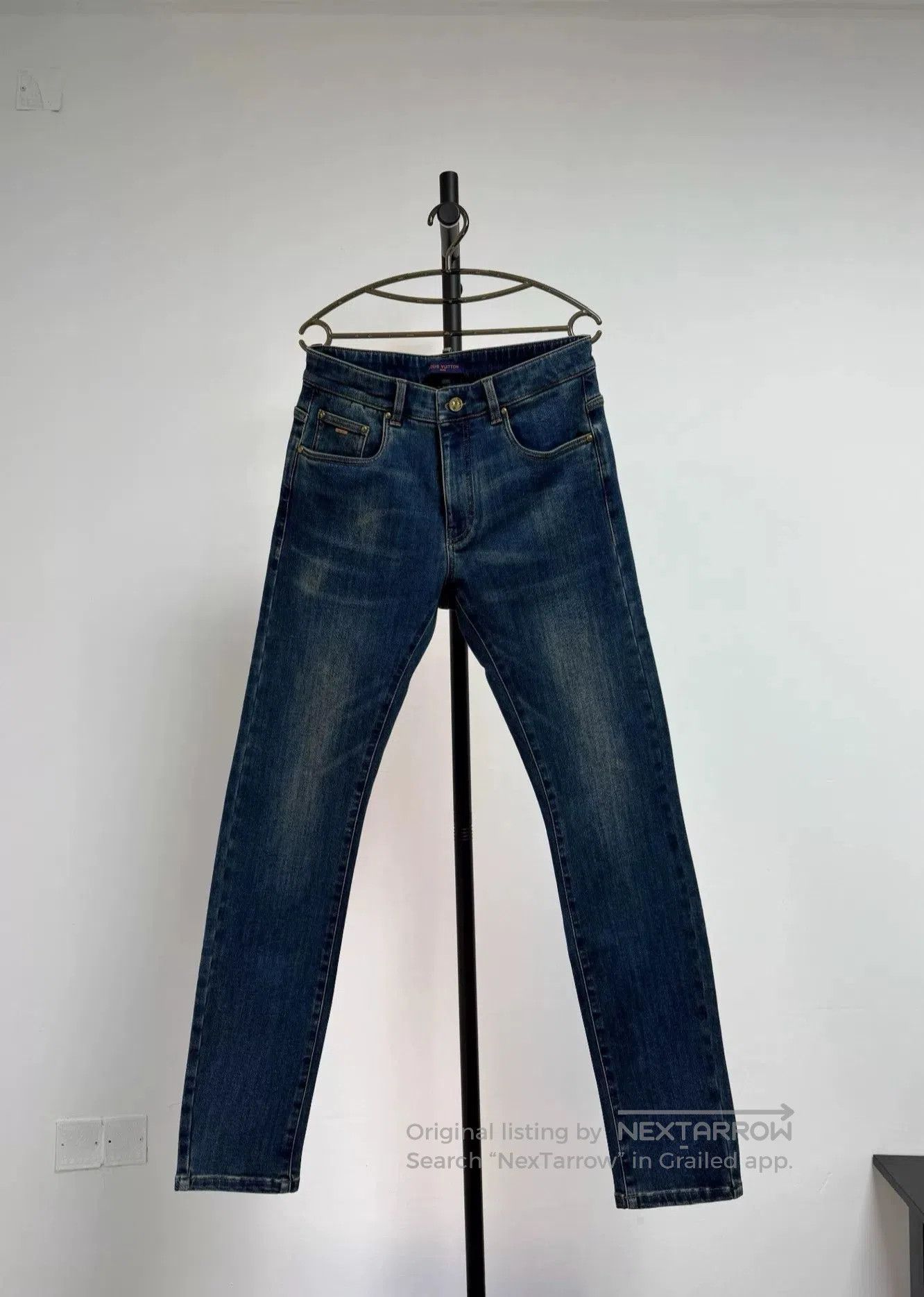 Louis Vuitton Louis Vuitton Blue Retro Jeans. Size 41" - 9 Thumbnail