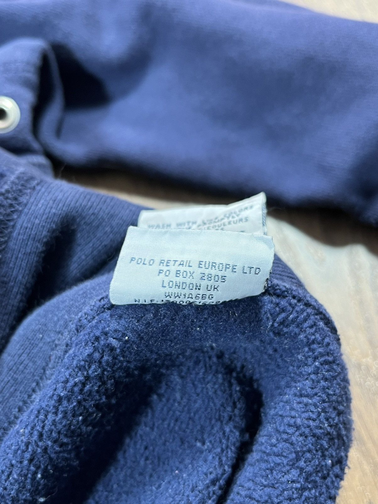 Polo Ralph Lauren Vintage Polo Ralph Lauren Distressed Hoodie Big Logo 🐎 Size US XXL / EU 58 / 5 - 14 Thumbnail