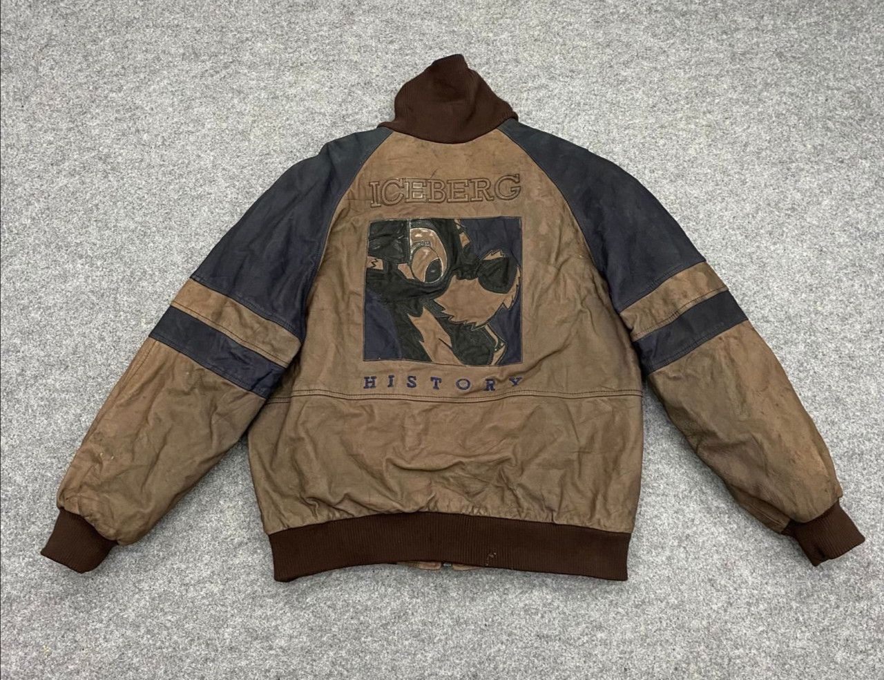 Iceberg Rare Vintage Iceberg Gilmar Leather Jacket Size US L / EU 52-54 / 3 - 2 Thumbnail