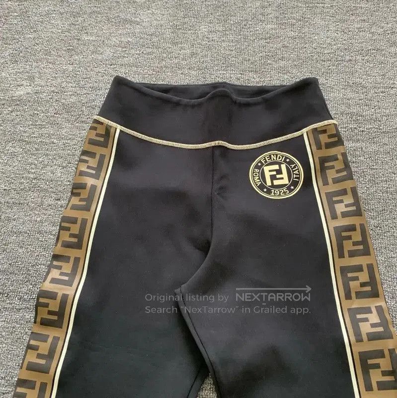 Fendi Fendi Black Cotton Women's Casual Pants . Size 30" / US 8 / IT 44 - 2 Thumbnail