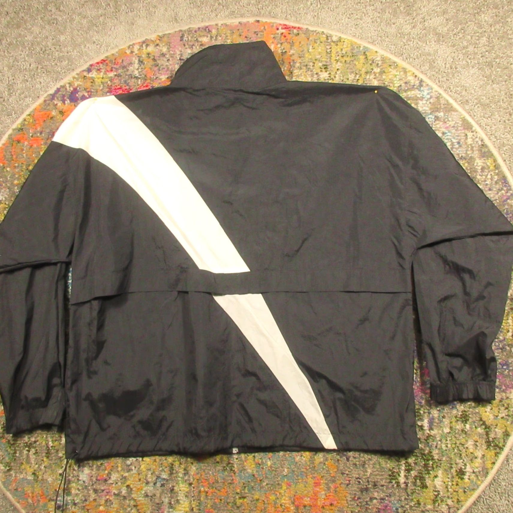 JCPenney VINTAGE USA Olympic Jacket Mens XL Oversized Black White Windbreaker JC Penney 90s Size US XL / EU 56 / 4 - 2 Thumbnail