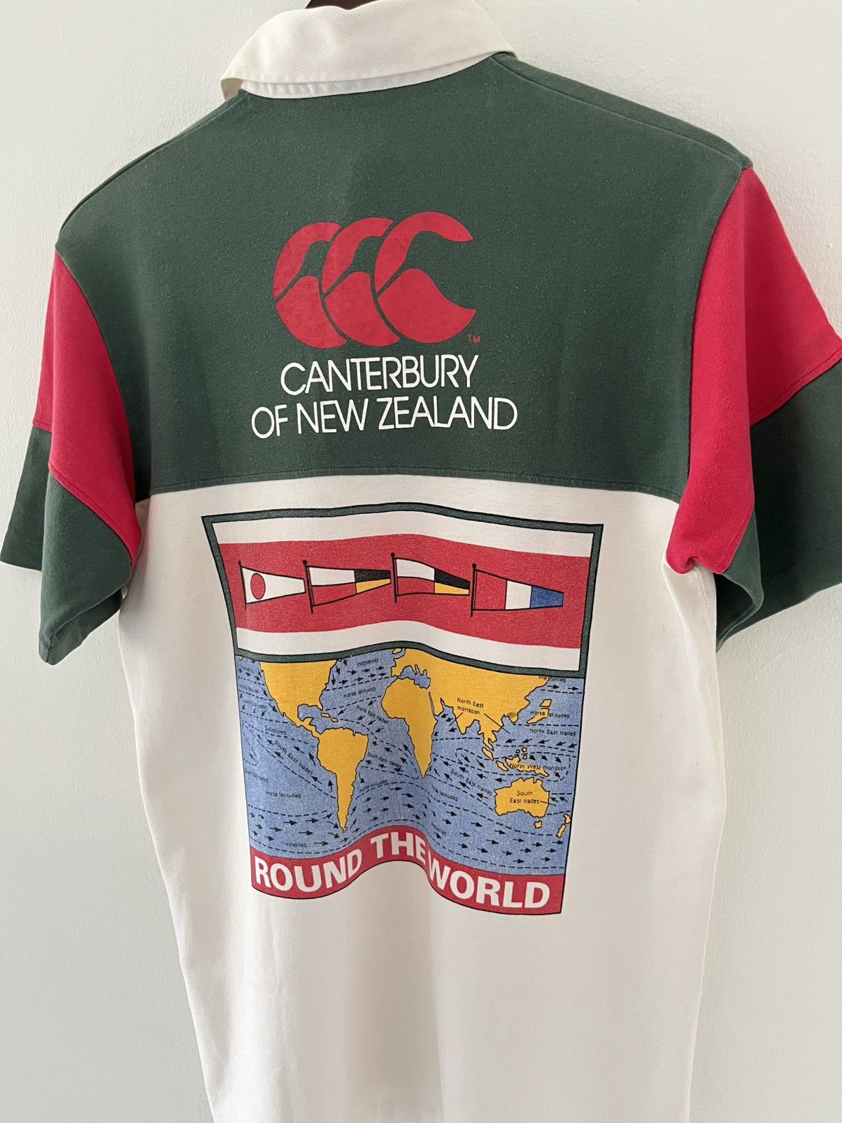 Canterbury of New Zealand Vintage Centerbury Steinlager Round The World Polo Size US M / EU 48-50 / 2 - 4 Thumbnail