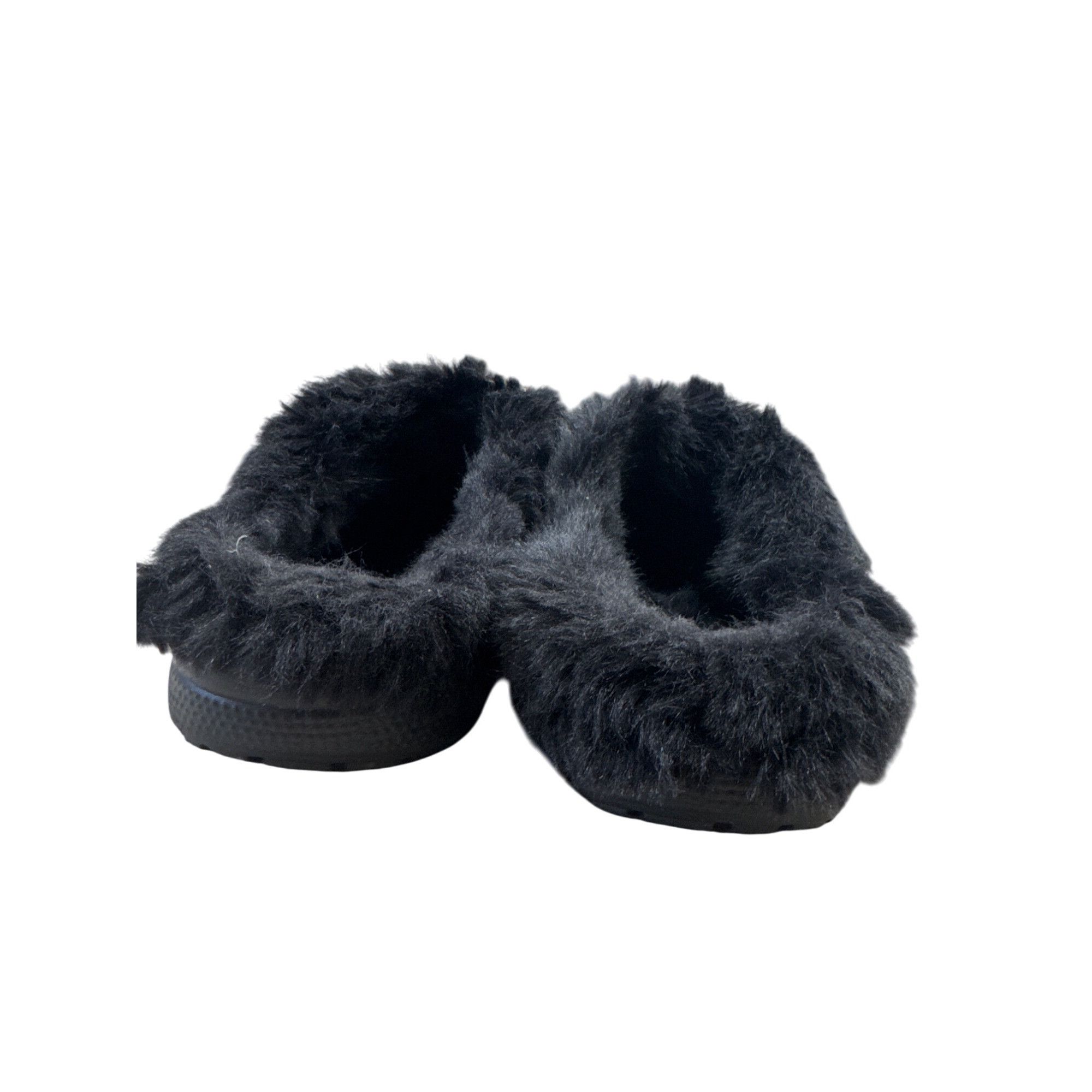 Juicy Couture Juicy Couture Womens Black Faux Fur Lined Slip-On Slippers S Size US 7 / IT 37 - 6 Thumbnail