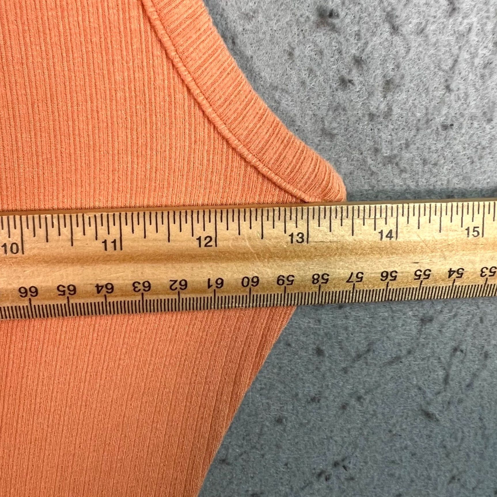 Vintage Le Lis Collection Maxi Dress Sleeveless Orange Ruched Ribbed Ladies S Small Summer Rayon/Spandex Size S / US 4 / IT 40 - 5 Thumbnail