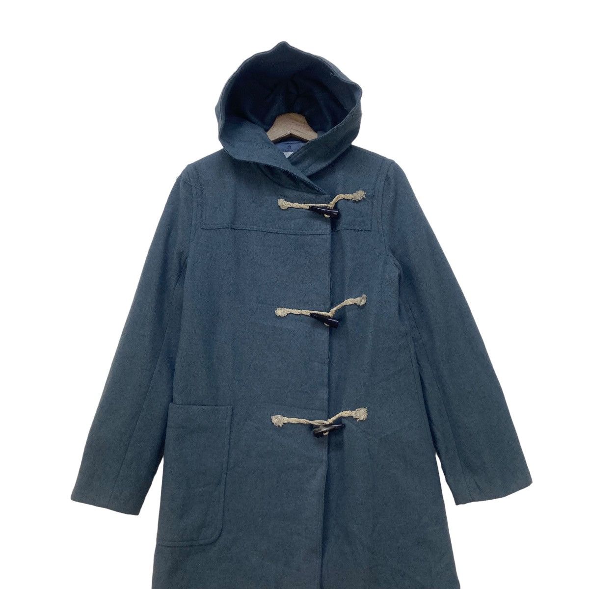 Issey Miyake × Sunao Kuwahara I.S Sunao Kuwahara Issey Miyake Wool Duffle Coat Size M / US 6-8 / IT 42-44 - 4 Thumbnail