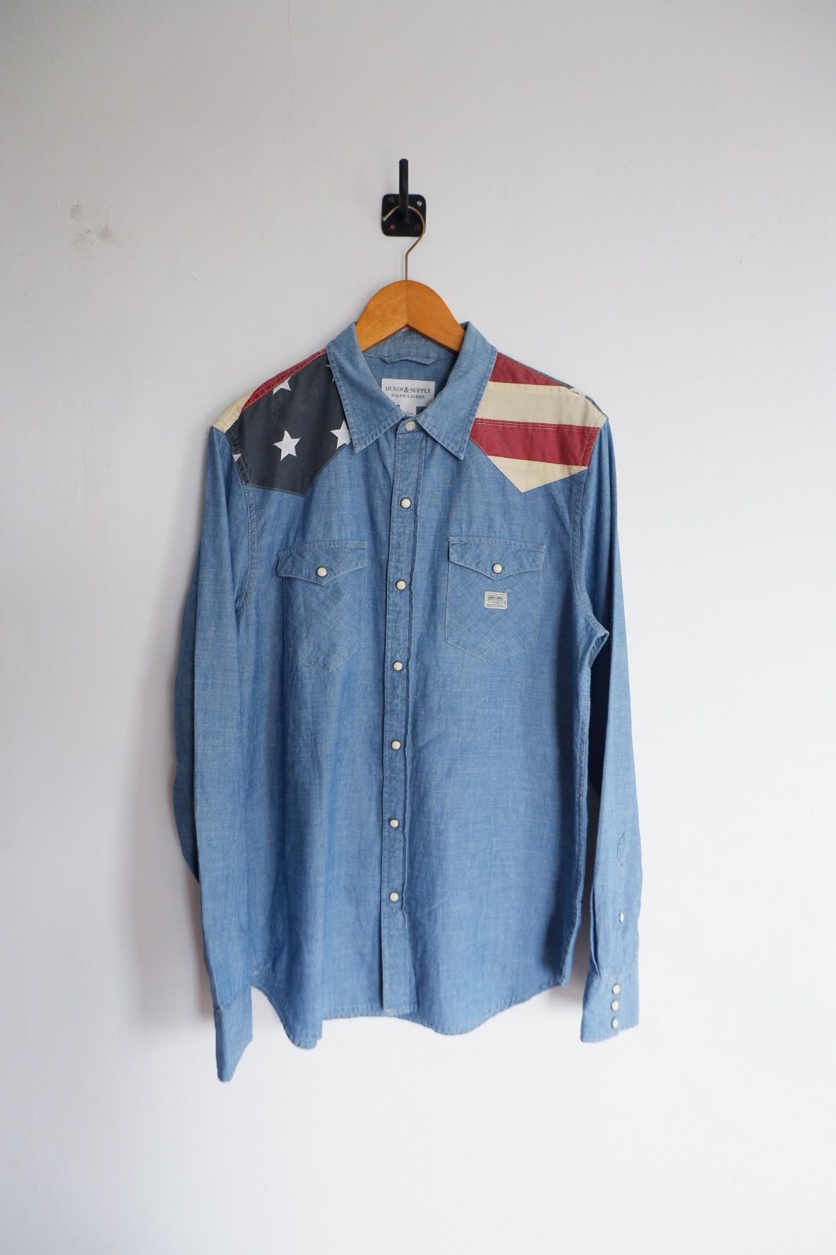 Denim & Supply Ralph Lauren Denim & Supply Ralph Lauren American Flag Button Shirts Size US L / EU 52-54 / 3 - 1 Thumbnail