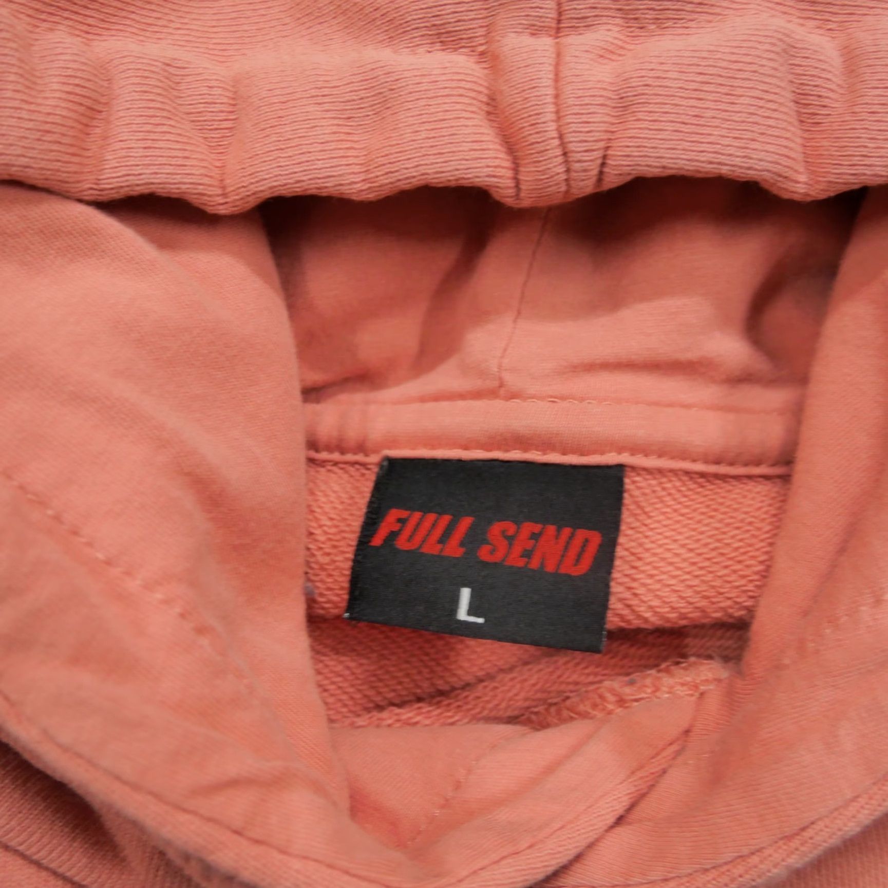 KangaROOS Full Send Hoodie Mens L Pink Pullover Kangaroo Logo Pocket Hooded Regular 90s? (not raising) Size US L / EU 52-54 / 3 - 6 Thumbnail