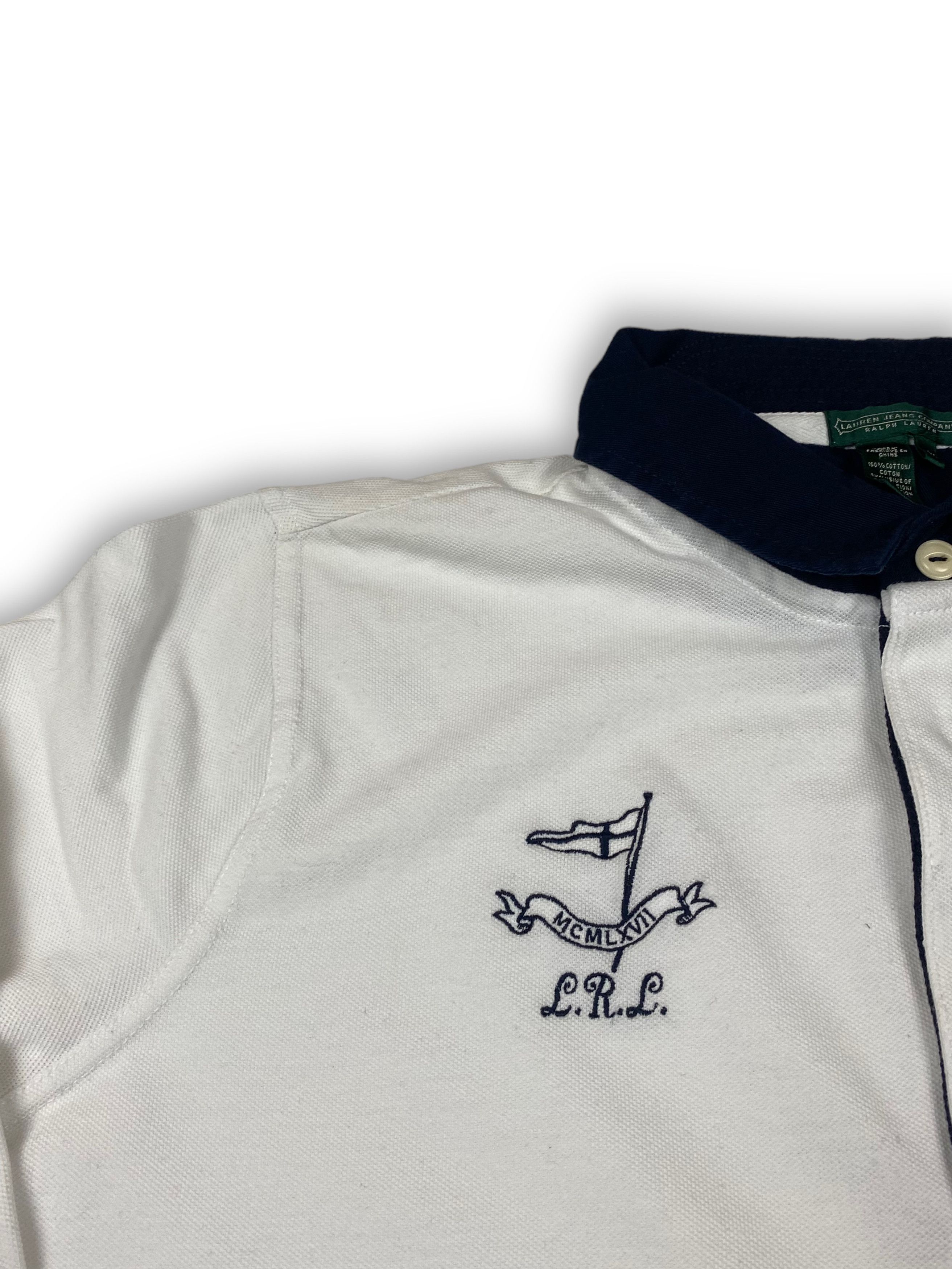 Ralph Lauren Vintage RALPH LAUREN Half Sleeved Rugby Sweatshirt M536 Size US XXL / EU 58 / 5 - 5 Thumbnail
