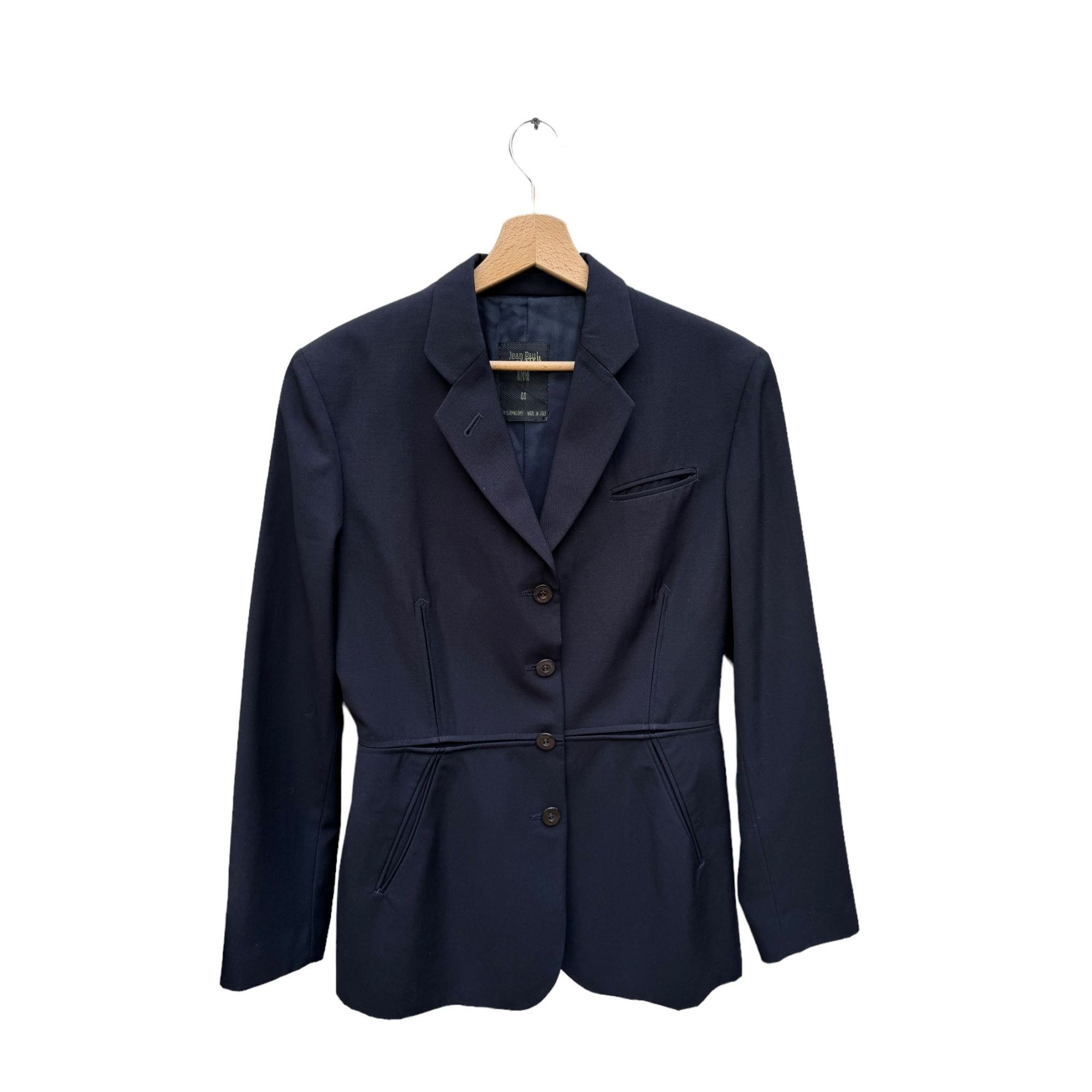 image of Jean Paul Gaultier Vintage Navy Blazer Jacket, Women's (Size Medium)