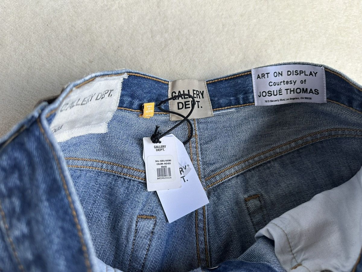 Gallery Dept. $535 Gallery Dept straight leg distressed jeans 30 x 32 Size US 30 / EU 46 - 18 Thumbnail