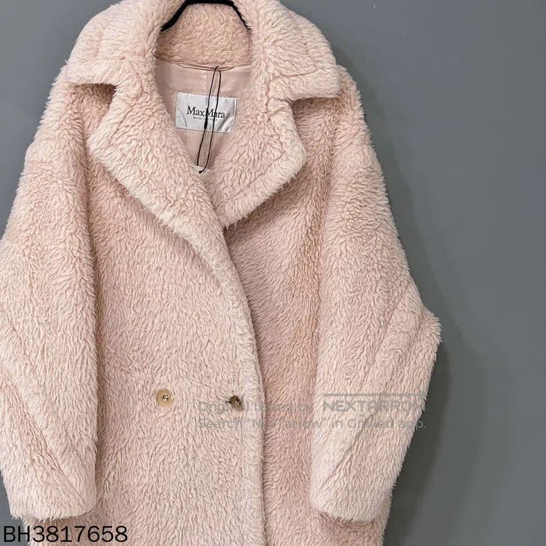 Max Mara Max Mara Pink teddy teddy coat Size XS / US 0-2 / IT 36-38 - 2 Thumbnail
