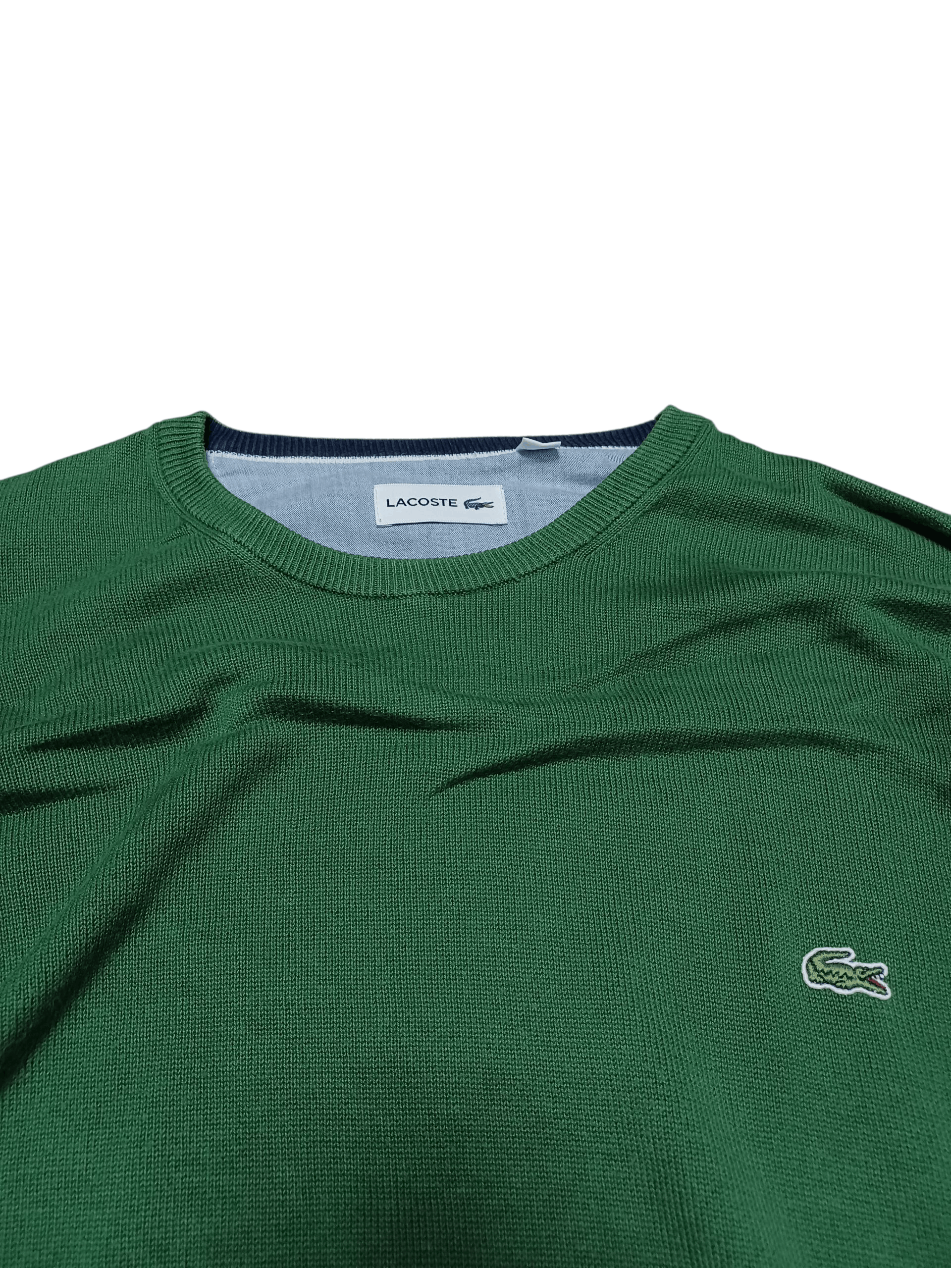 Lacoste LACOSTE VINTAGE LUXURY COTTON SWEATER Size US XL / EU 56 / 4 - 2 Thumbnail