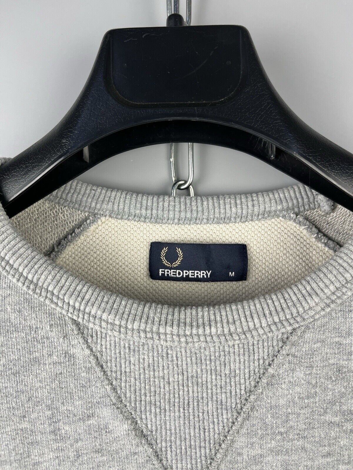 Fred Perry Fred Perry Gray Basic Crew Neck Sweatshirt Pullover Size US M / EU 48-50 / 2 - 17 Thumbnail