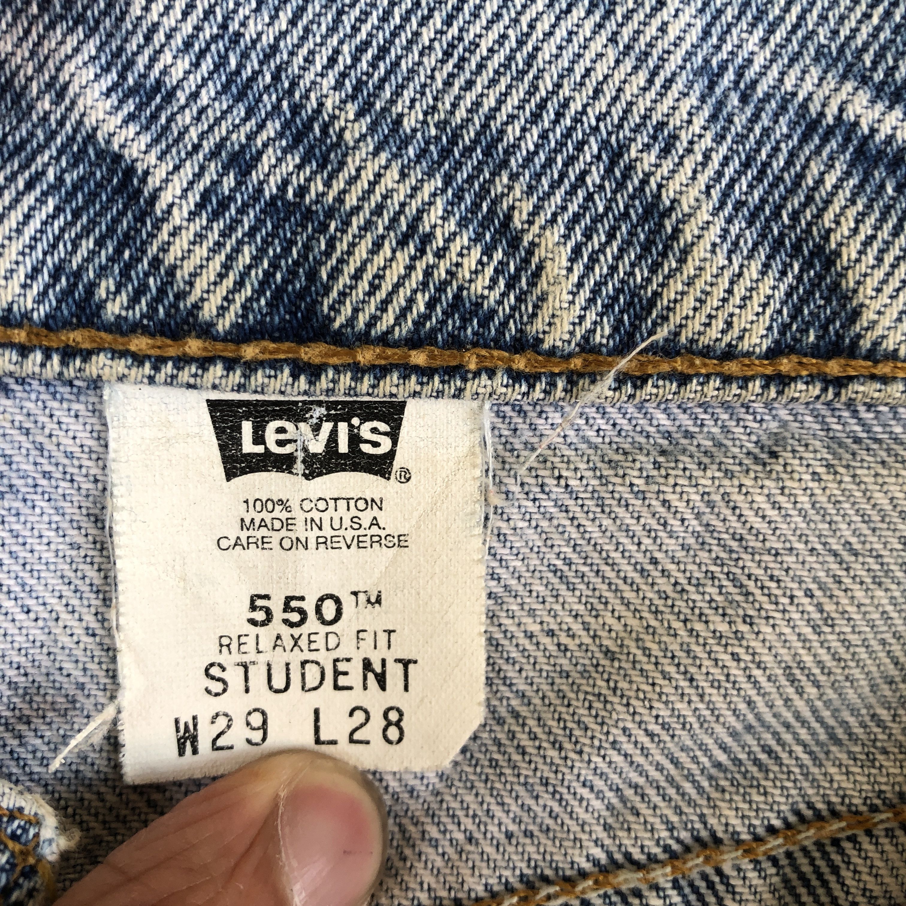 Levi's Vintage Levis Light Wash 550 Jeans Levi's Orange Tab Denim Size 26" / US 2 / IT 38 - 9 Thumbnail