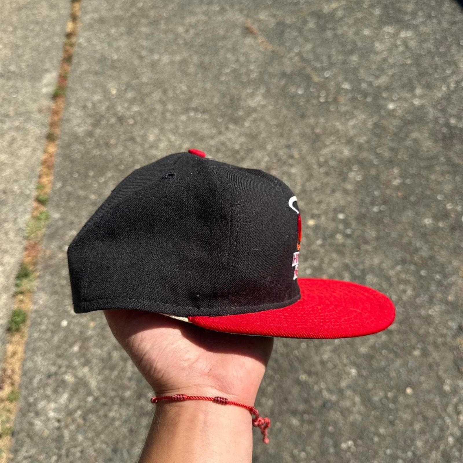 NBA Vintage NBA Miami Heat Fitted Hat – Size 7 1/4 Size 40 - 2 Thumbnail