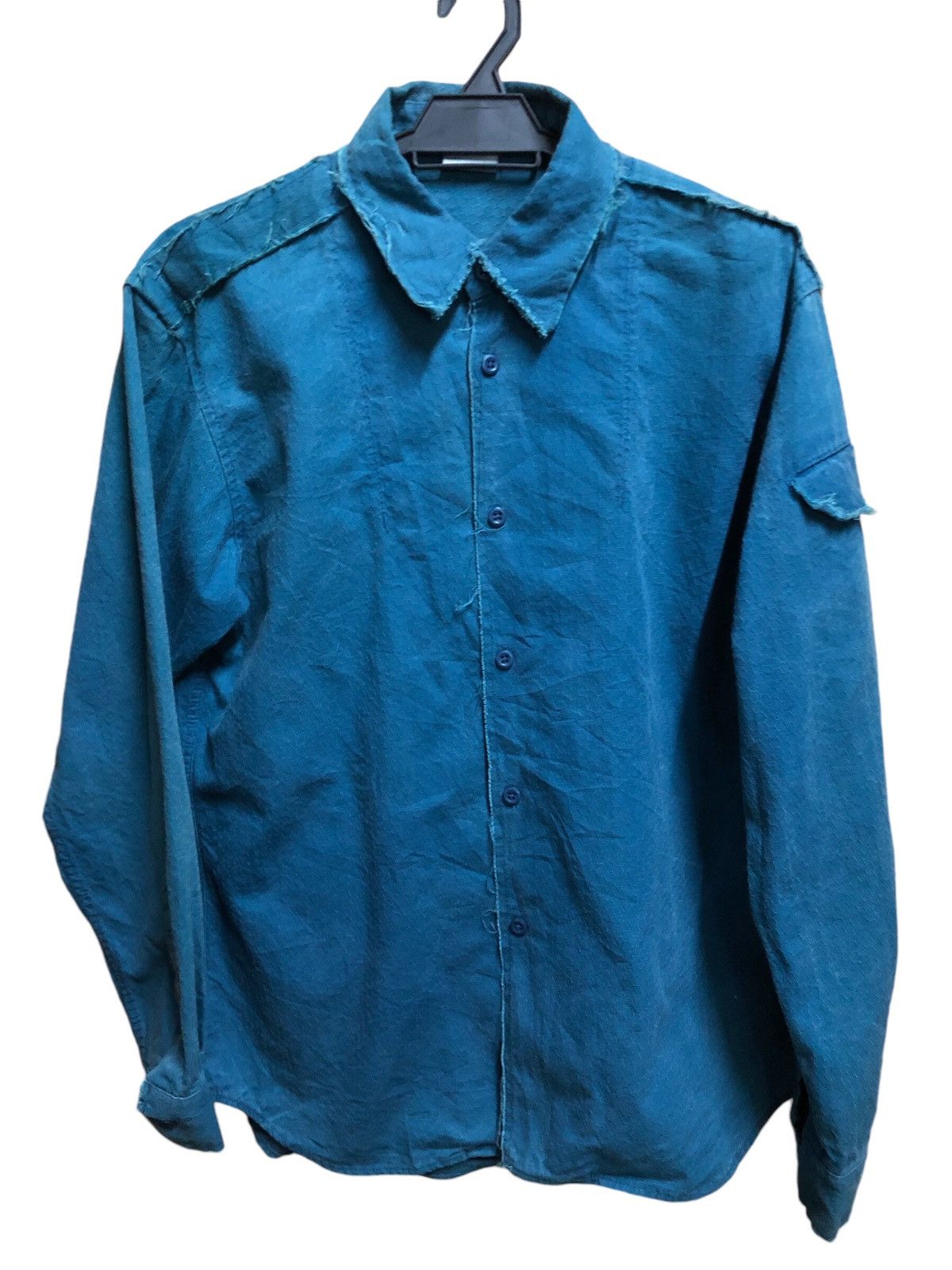 ABAHOUSE × Hysteric Glamour × Japanese Brand Abahouse Honey Comb motif Button Ups Shirt Size US M / EU 48-50 / 2 - 1 Thumbnail