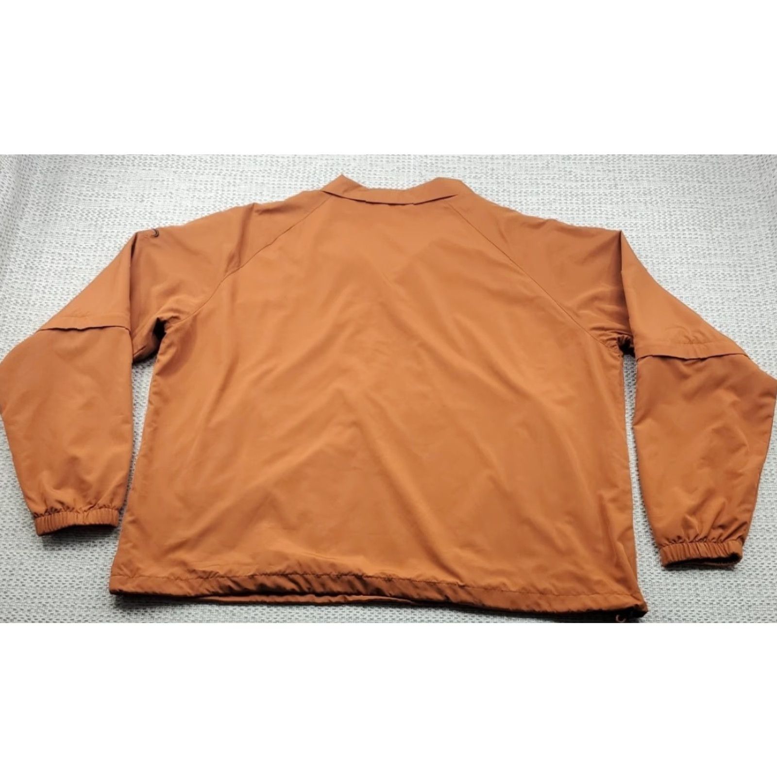 Vintage Cabela's Windcrest 1/2 Zip Pullover Jacket Mens 2XL Orange Zip Off Sleeves Windbreaker Solid Size US XXL / EU 58 / 5 - 6 Thumbnail