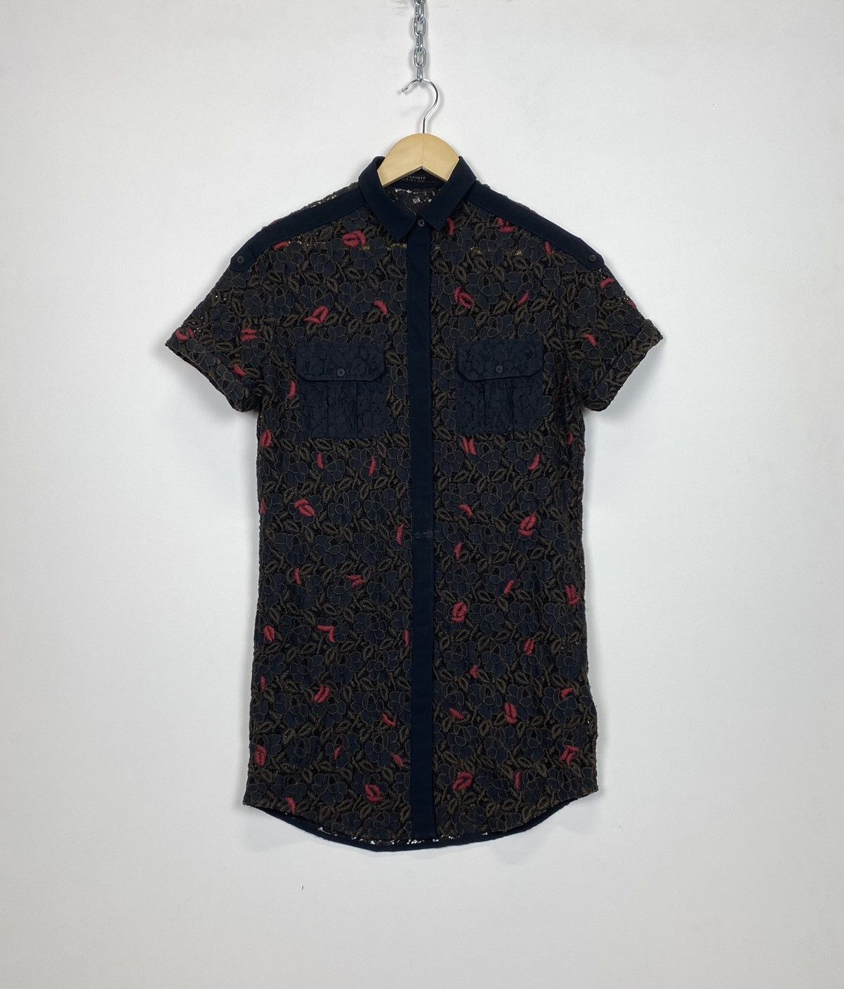 Allsaints Allsaints Leela Shirt Dress Mini Ladies Size UK 6 Buttons-Up Size XS / US 0-2 / IT 36-38 - 1 Thumbnail