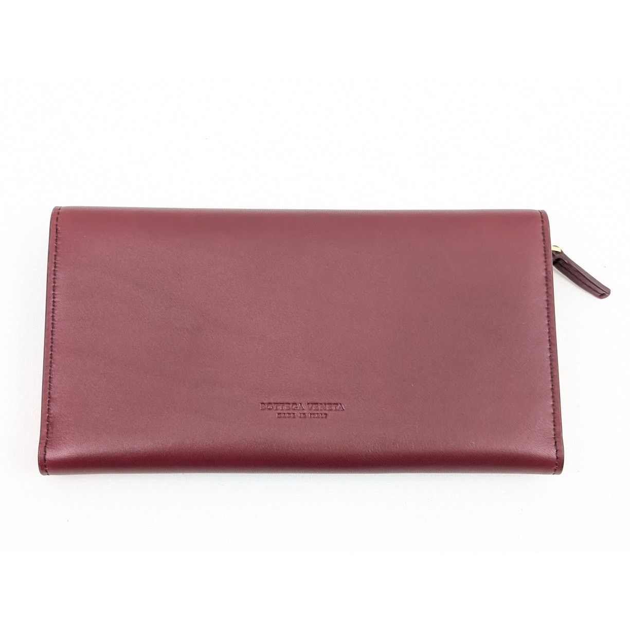 Bottega Veneta o1rshd1 Size: OS / French Calf Nappa Wallet in Bordeaux/Gold Size ONE SIZE - 2 Thumbnail