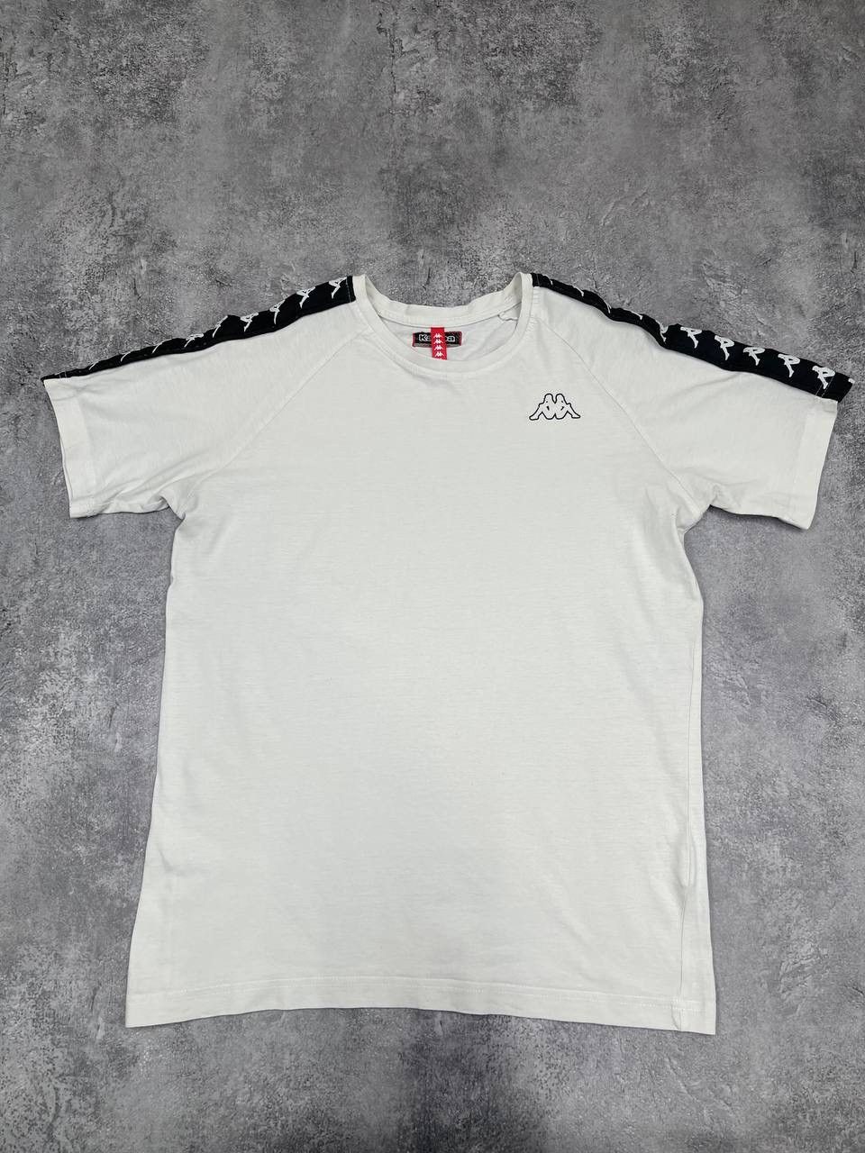 Kappa Kappa Men Cotton T-Shirt White Size M Size US M / EU 48-50 / 2 - 1 Thumbnail