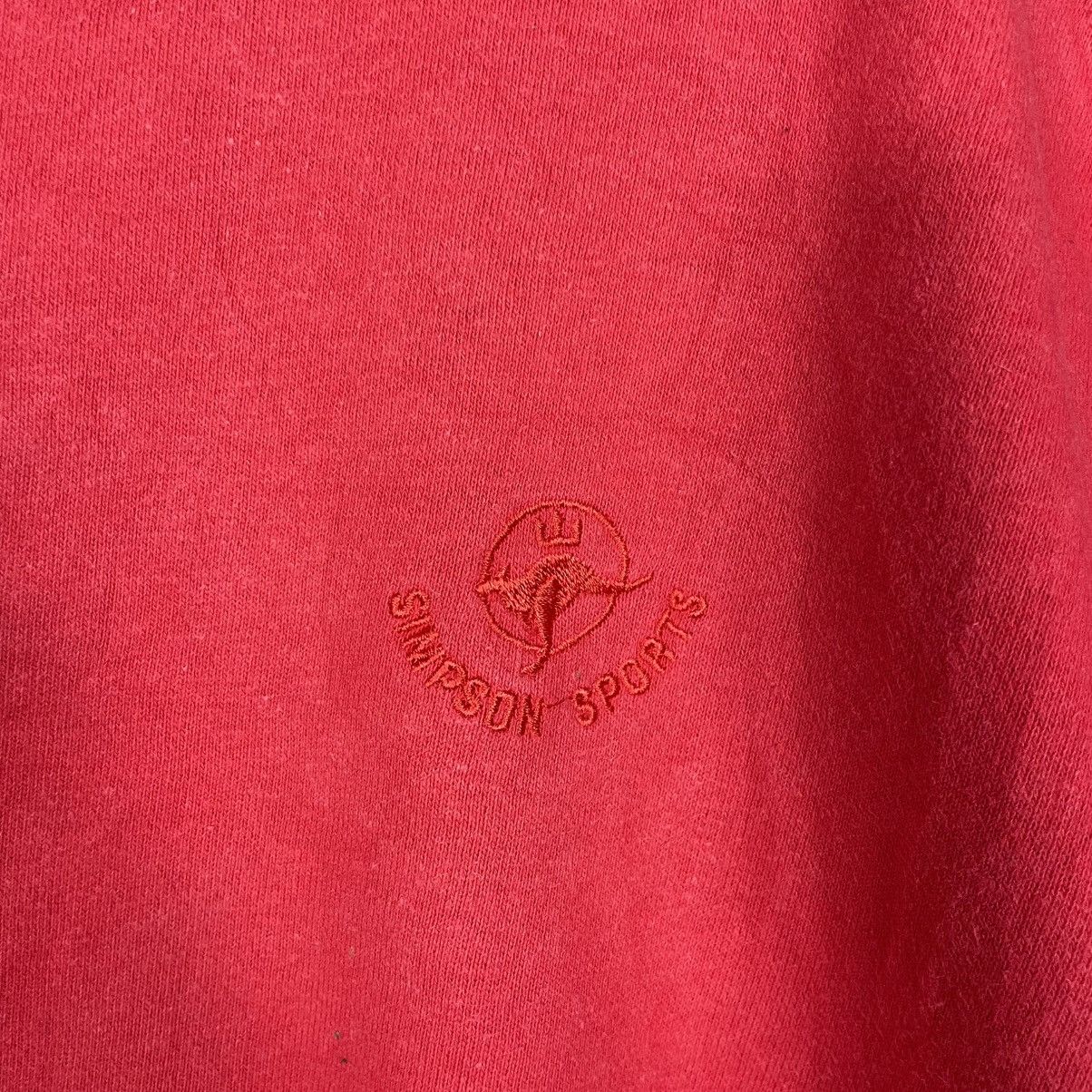Japanese Brand Simpson Plain Crewneck Sweatshirt Size US M / EU 48-50 / 2 - 10 Thumbnail